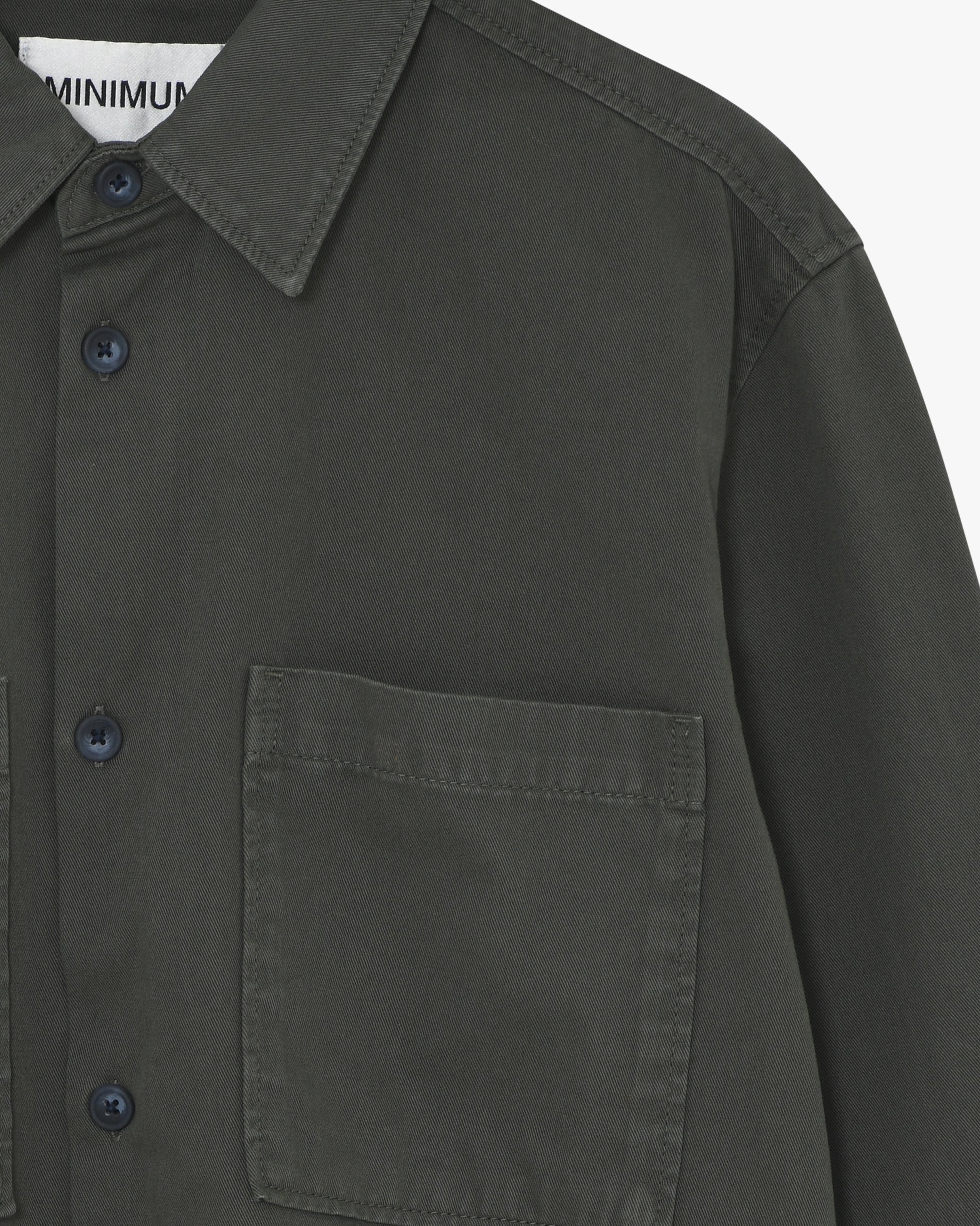 minimum male Titan Overshirt 4470 Overshirt 0510 Castor Gray