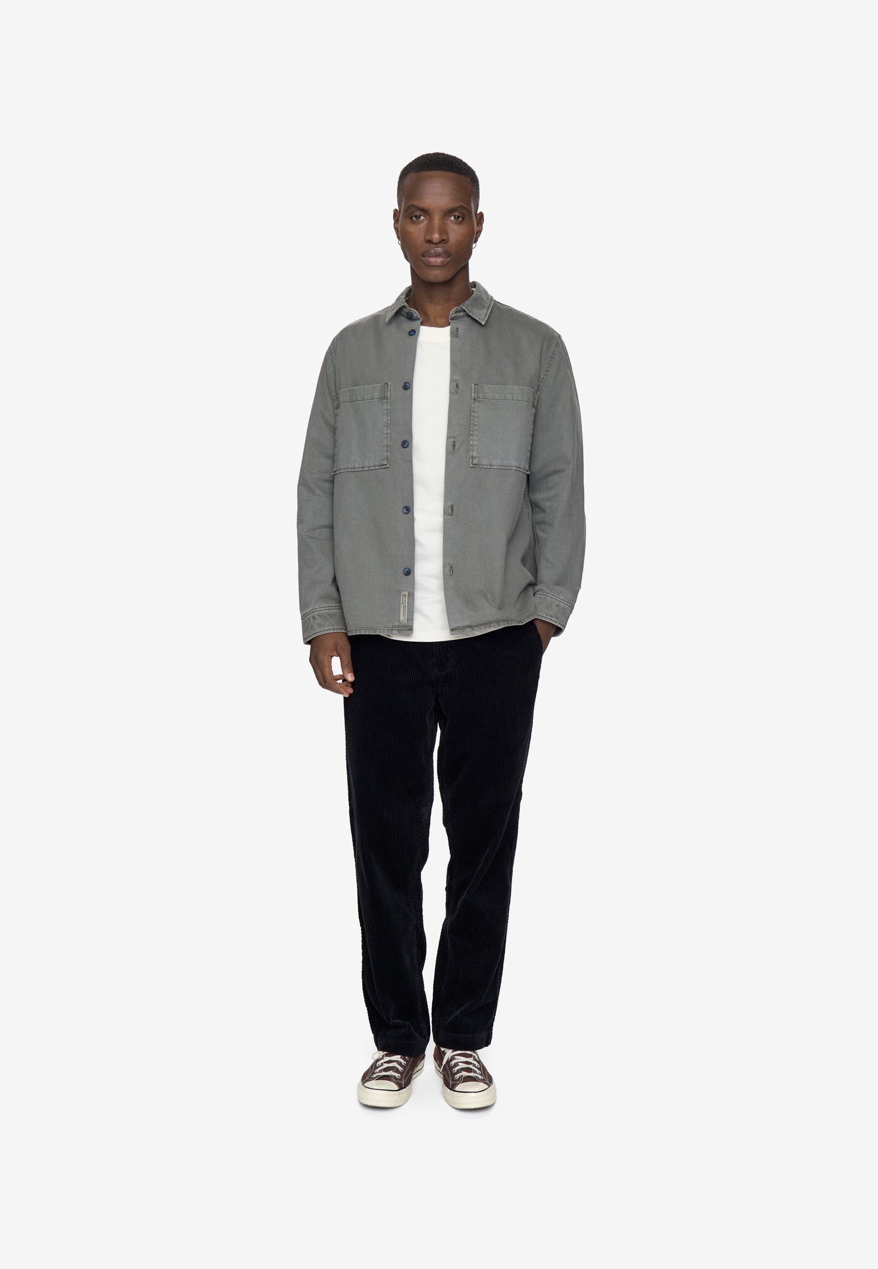 minimum male Titan Overshirt 4470 Overshirt 0510 Castor Gray