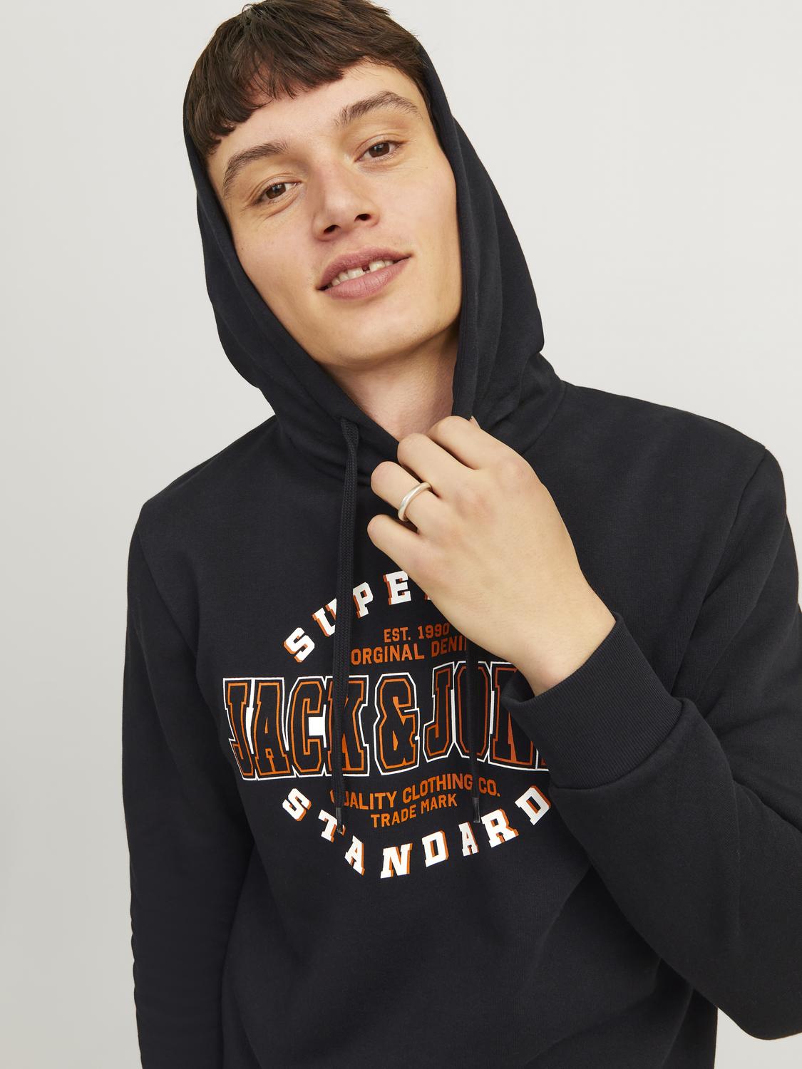 Jjelogo Sweat Hood 2 Col 24/25 Noos