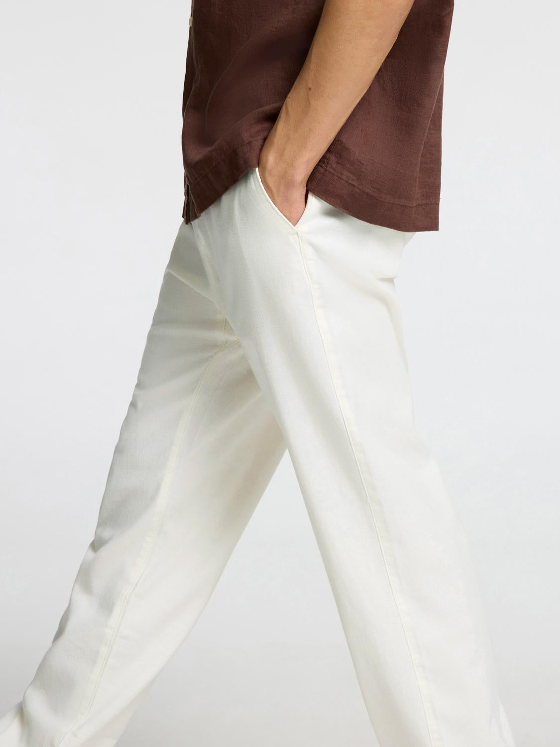Slh220-Loose Brody Linen Bld Pant Noos