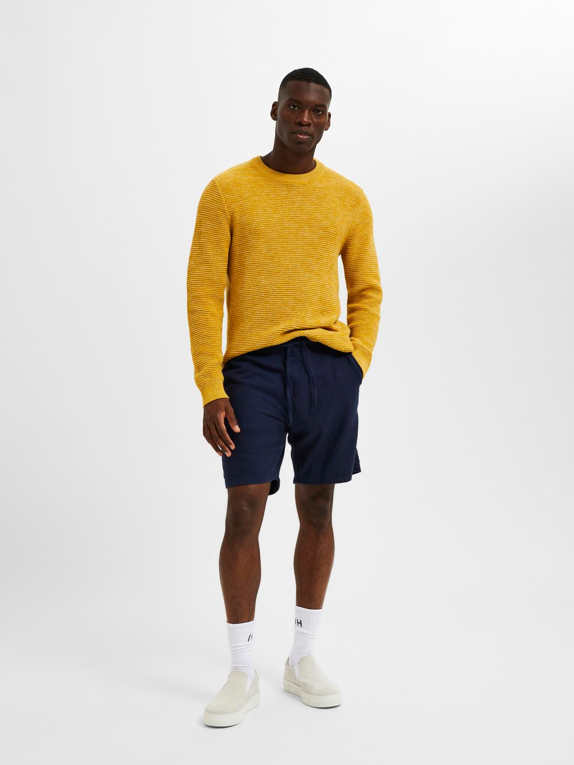 SHORTS - Slhregular-Brody Linen Bld Shorts Noos - - Hr Ravn