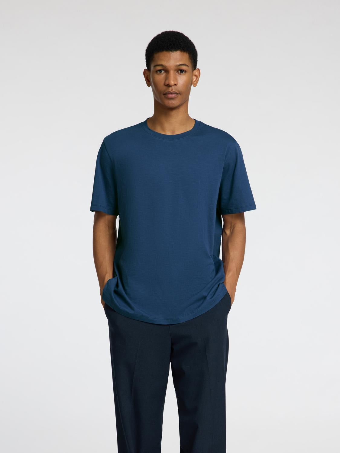 T-SHIRTS - Slhaspen Slub Ss O-Neck Tee Noos - - Hr Ravn