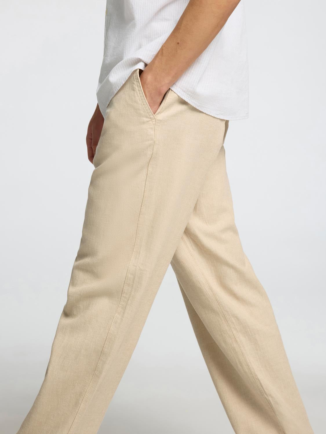 Slh220-Loose Brody Linen Bld Pant Noos