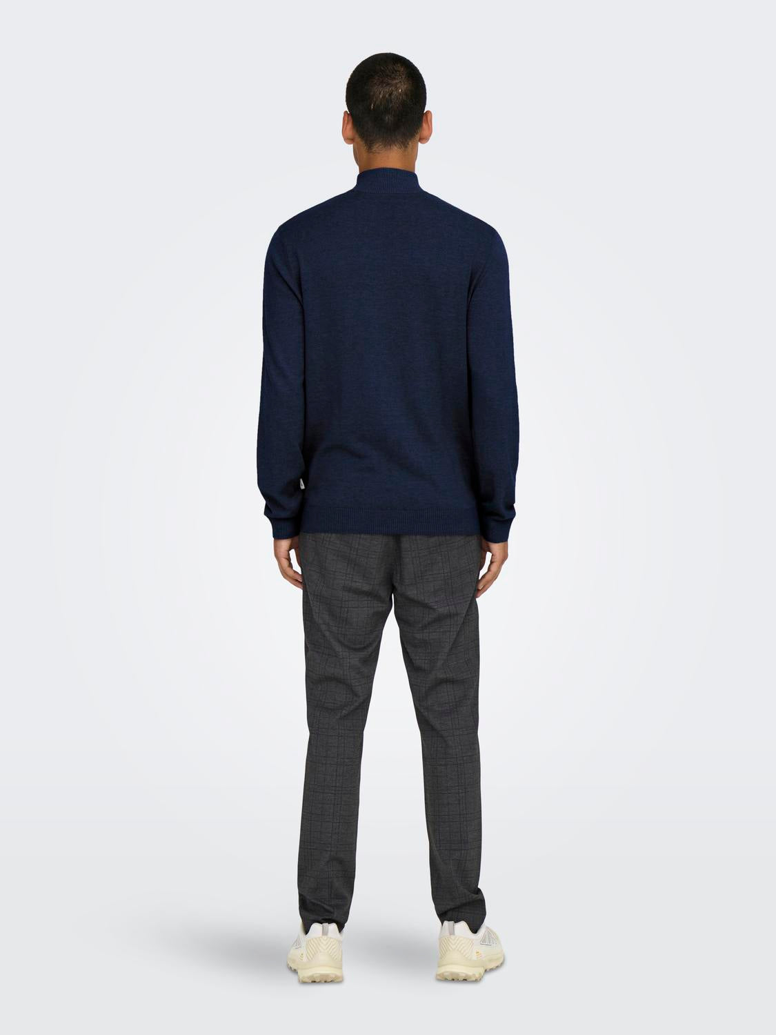Onsloui Reg 12 Mel Half Zip Knit Noos