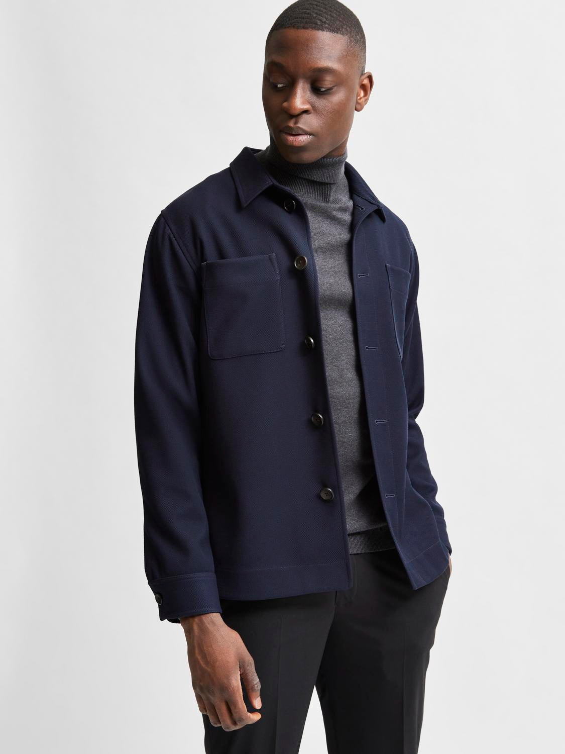STRIK - Slhberg Roll Neck Noos - - Hr Ravn