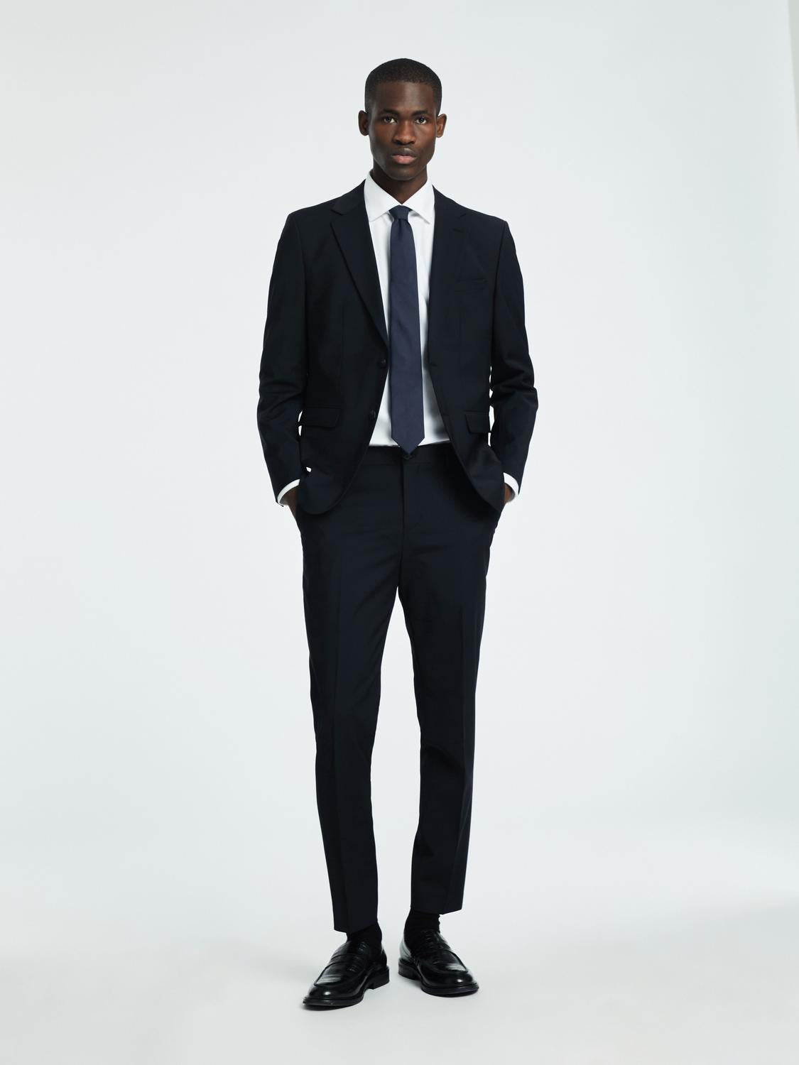 BLAZER - Slhslim-Theo Wool Blend Blz Flex Noos - - Hr Ravn