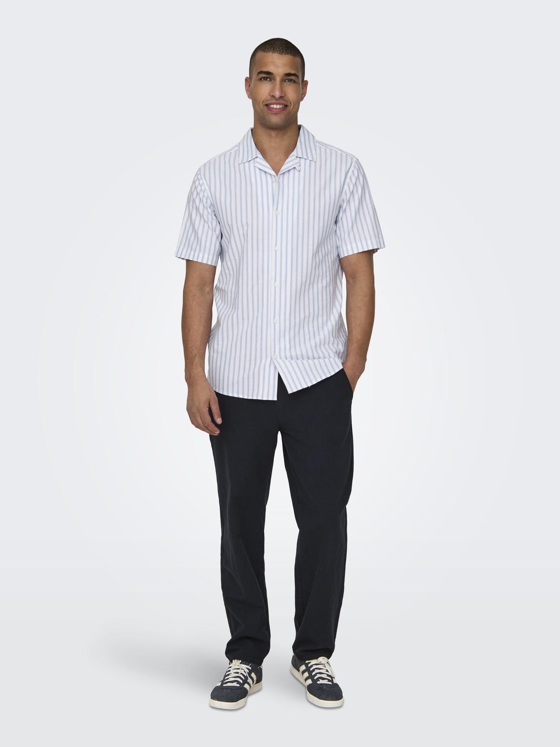 BUKSER - Onssinus Loose 0007 Cot Lin Pant Noos - - Hr Ravn