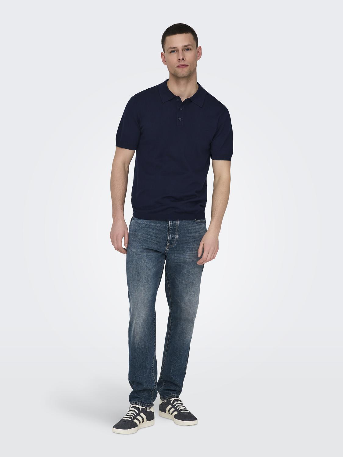 Onswyler Life Reg 14 Ss Polo Knit Noos