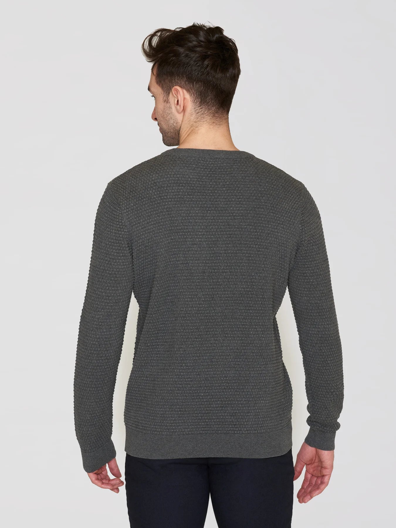 STRIK - Bubble knit crew neck - - Hr Ravn