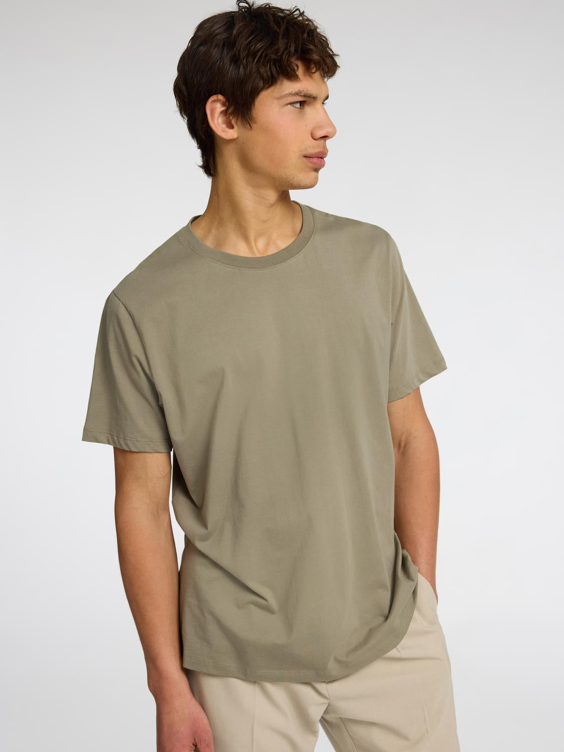 T-SHIRTS - Slhaspen Ss O-Neck Tee Noos - - Hr Ravn