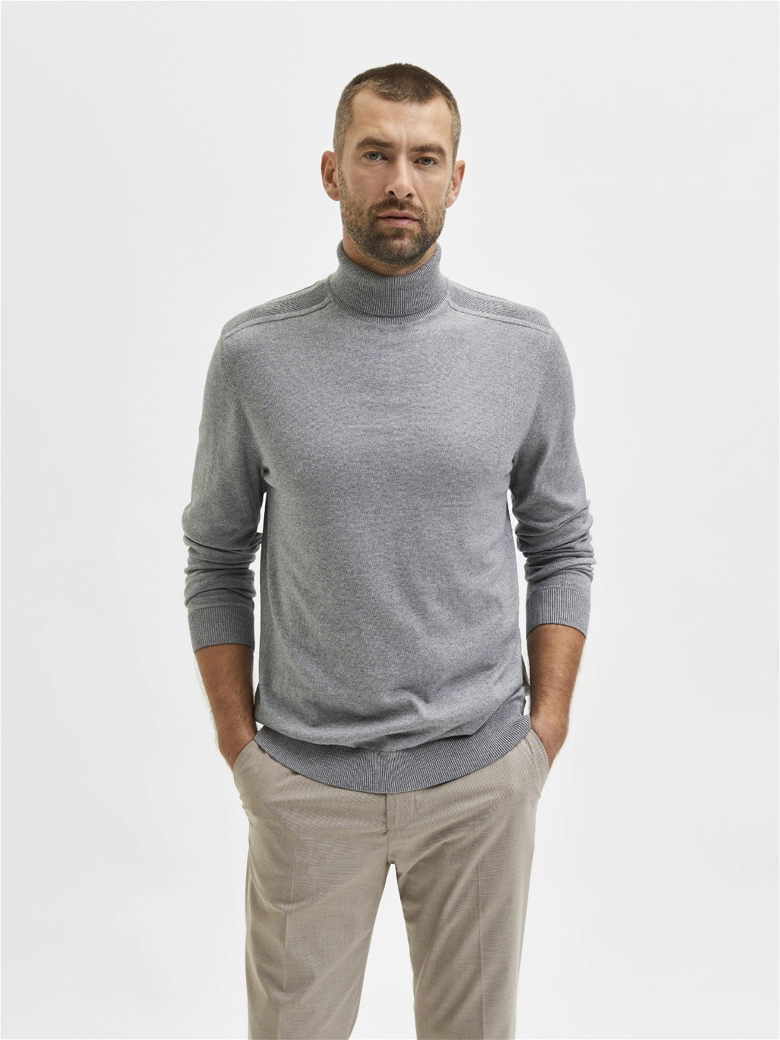 STRIK - Slhberg Roll Neck Noos - - Hr Ravn