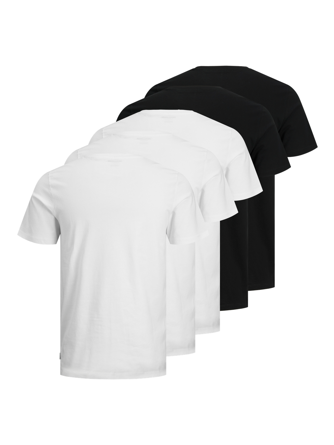 T-shirts - Jjeorganic Basic Tee Ss O-Ne 5Pk Mp Noos - - Hr Ravn