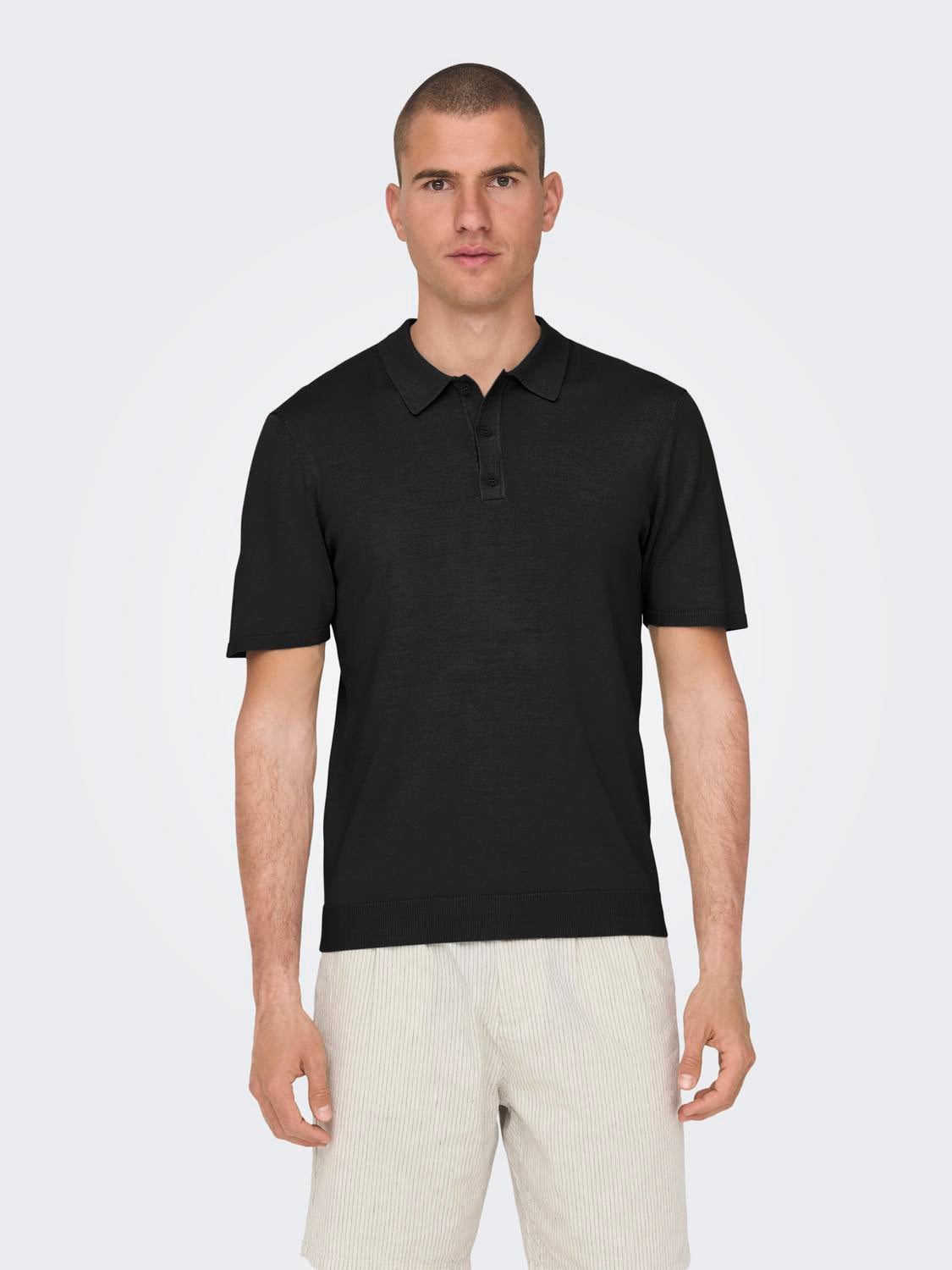 STRIK - Onswyler Life Reg 14 Ss Polo Knit Noos - - Hr Ravn
