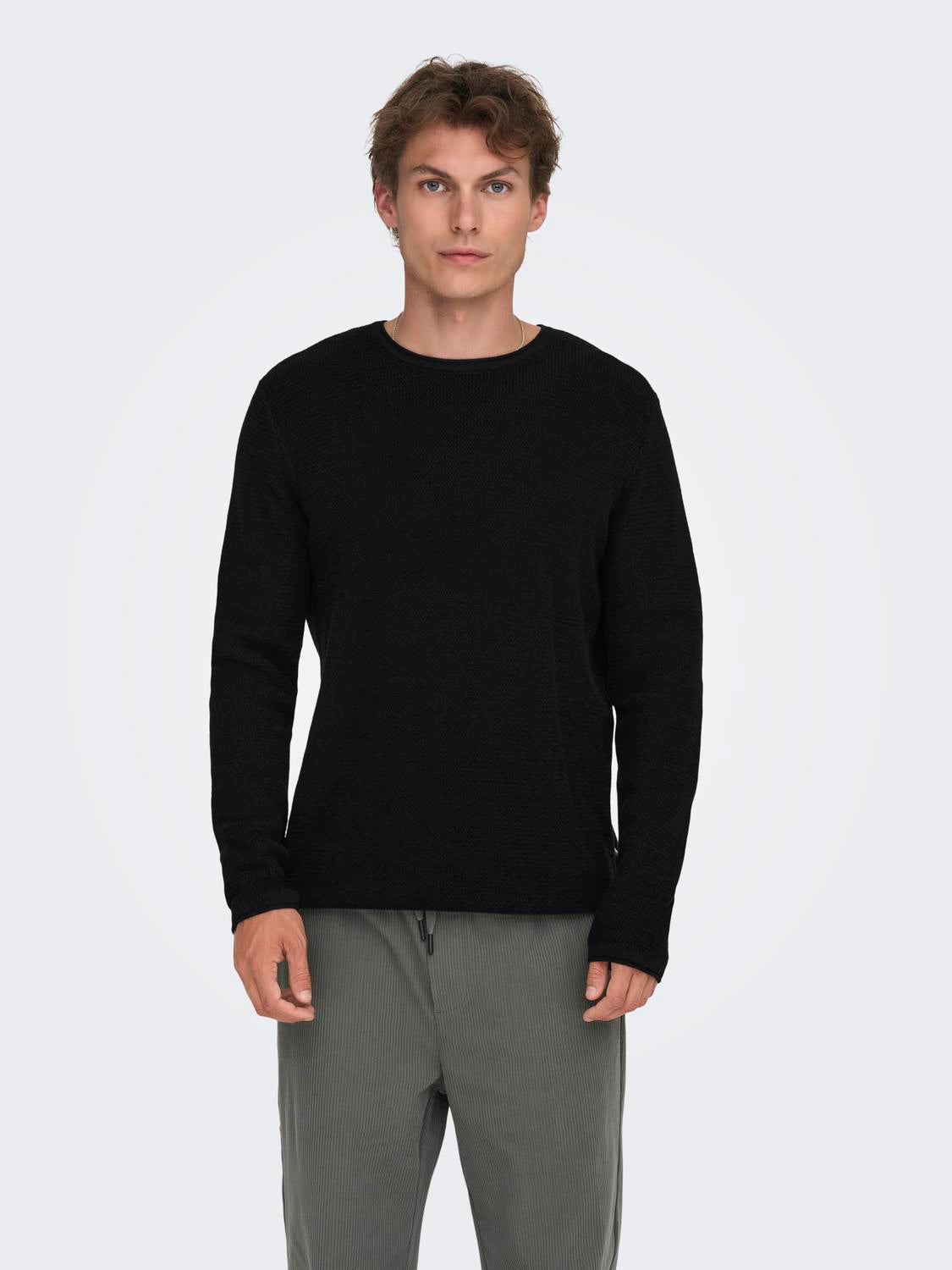 Onseric Reg 12 Struc Crew Knit Noos