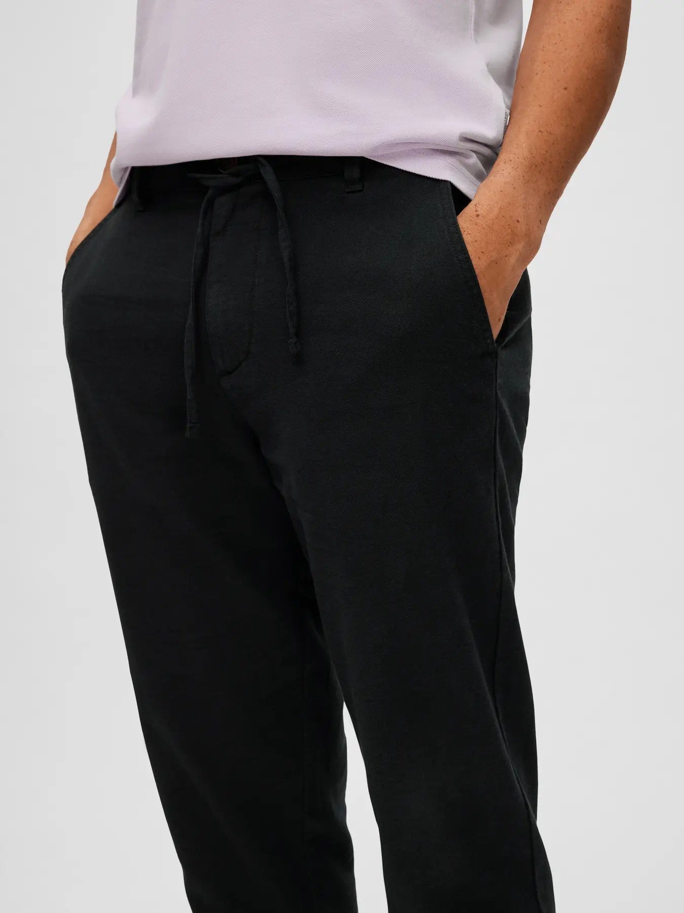 Slh220-Loose Brody Linen Bld Pant Noos