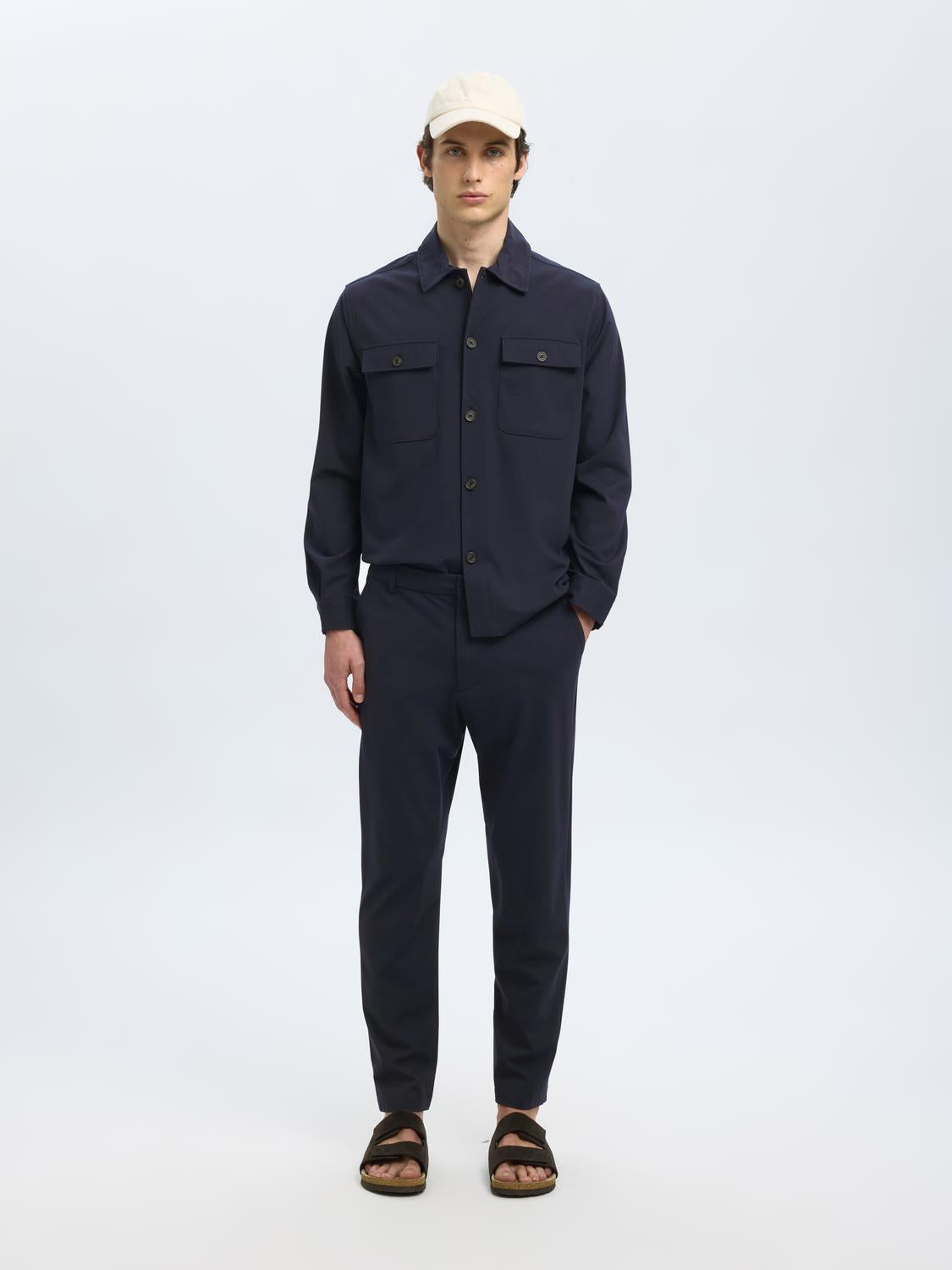 Trousers - Slh172-Slim Tape Lorent Flex Pants Noos - - Hr Ravn