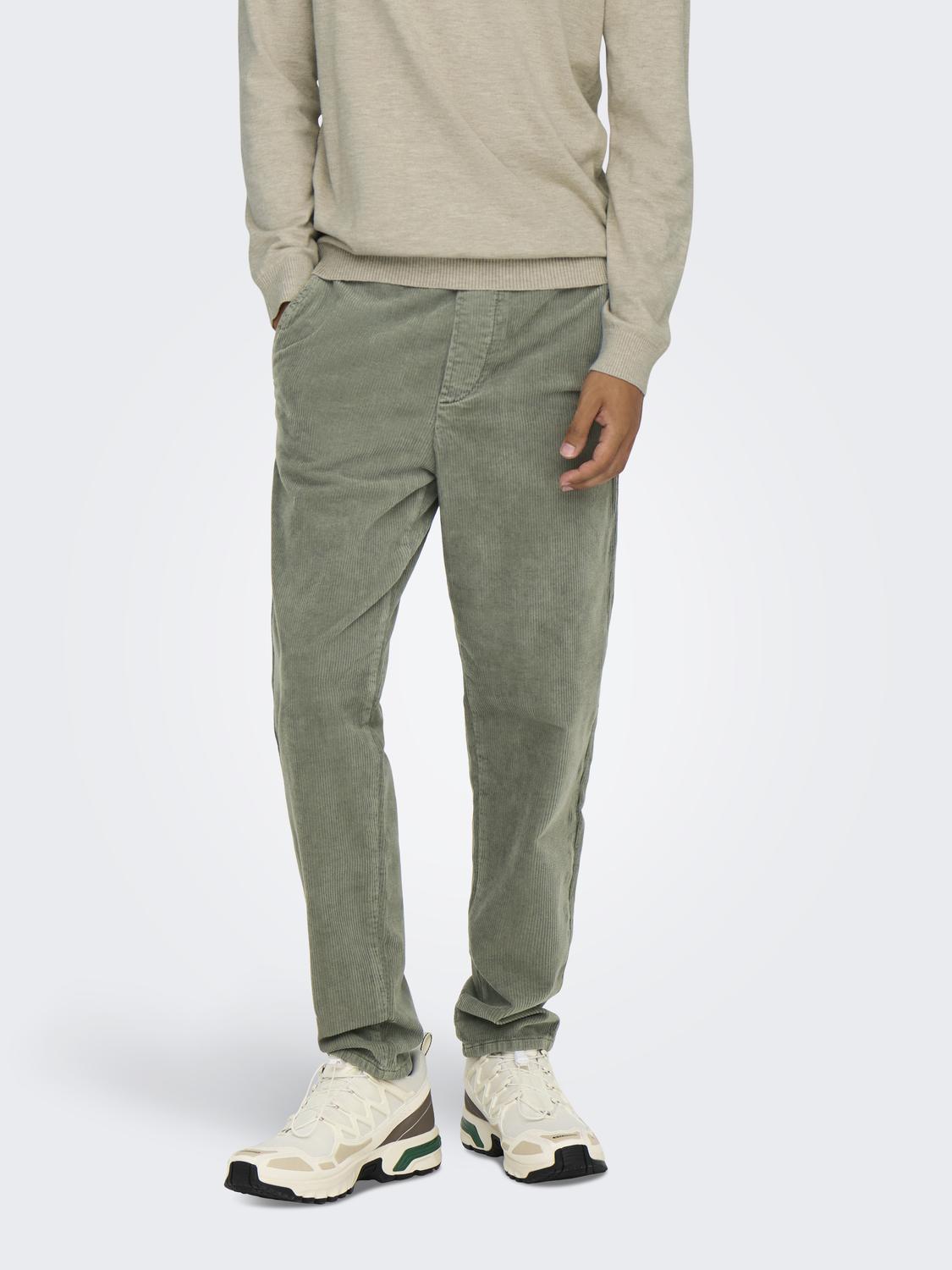 BUKSER - Onslinus Tap Corduroy 0185 Pant Noos - - Hr Ravn