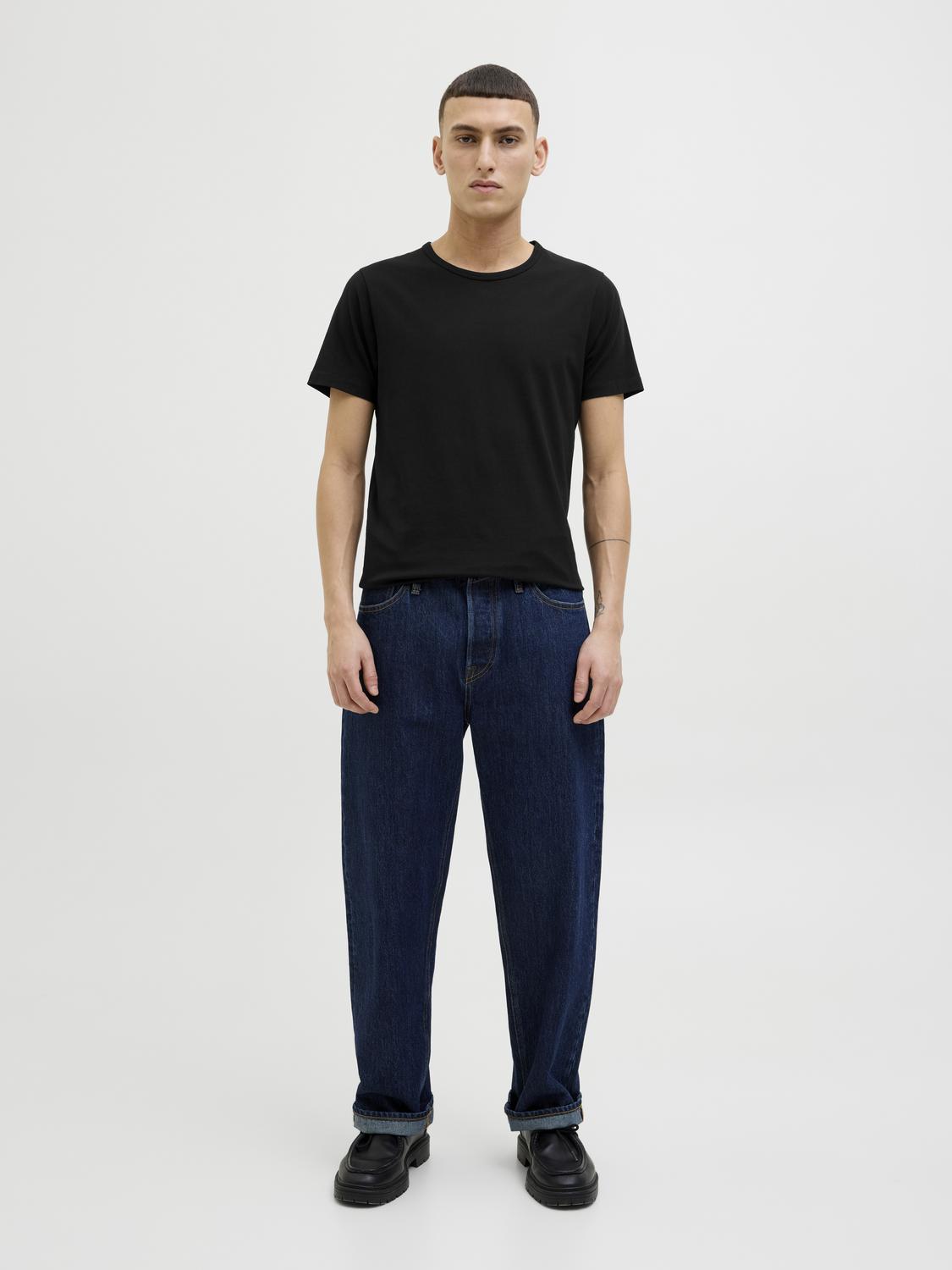 T-shirts - Jacbasic Crew Neck Tee Ss 2 Pack Noos - - Hr Ravn