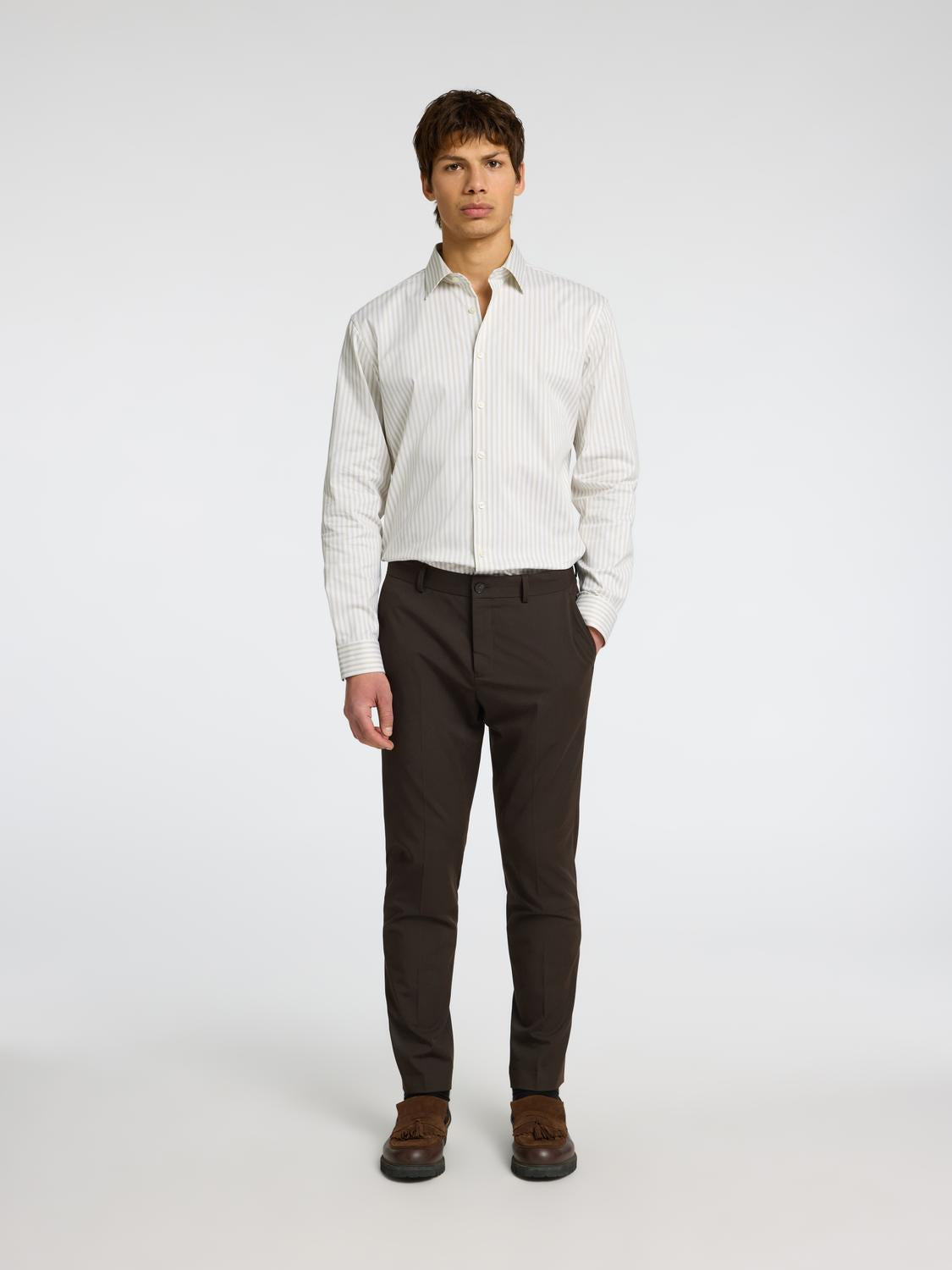Shirts - Slhslim-Performance Shirt Ls Noos - - Hr Ravn