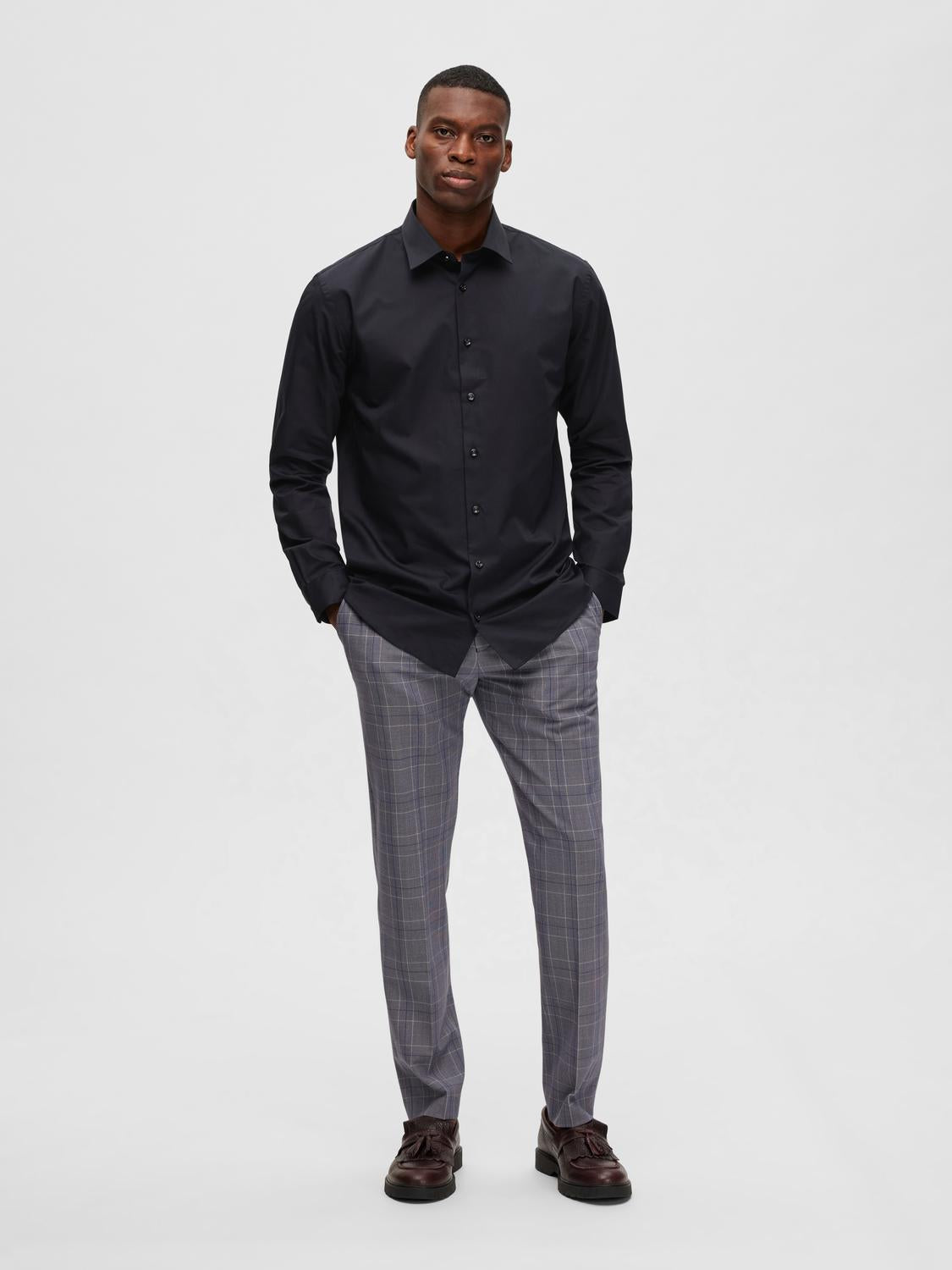 Slhregethan Shirt Ls Classic Noos