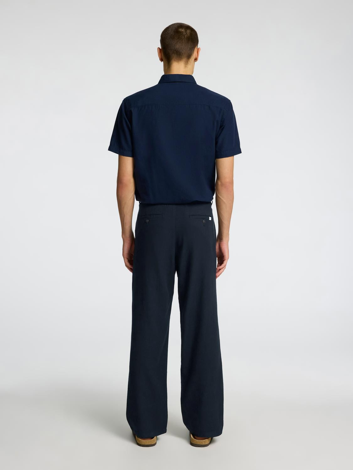 Slh220-Loose Brody Linen Bld Pant Noos