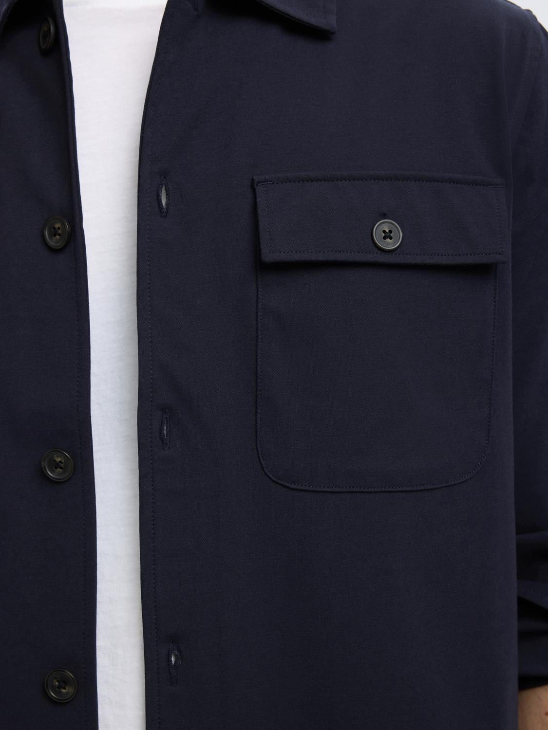 Shirts - Slhreg Lorent Bi-Stretch Overshirt Noos - - Hr Ravn