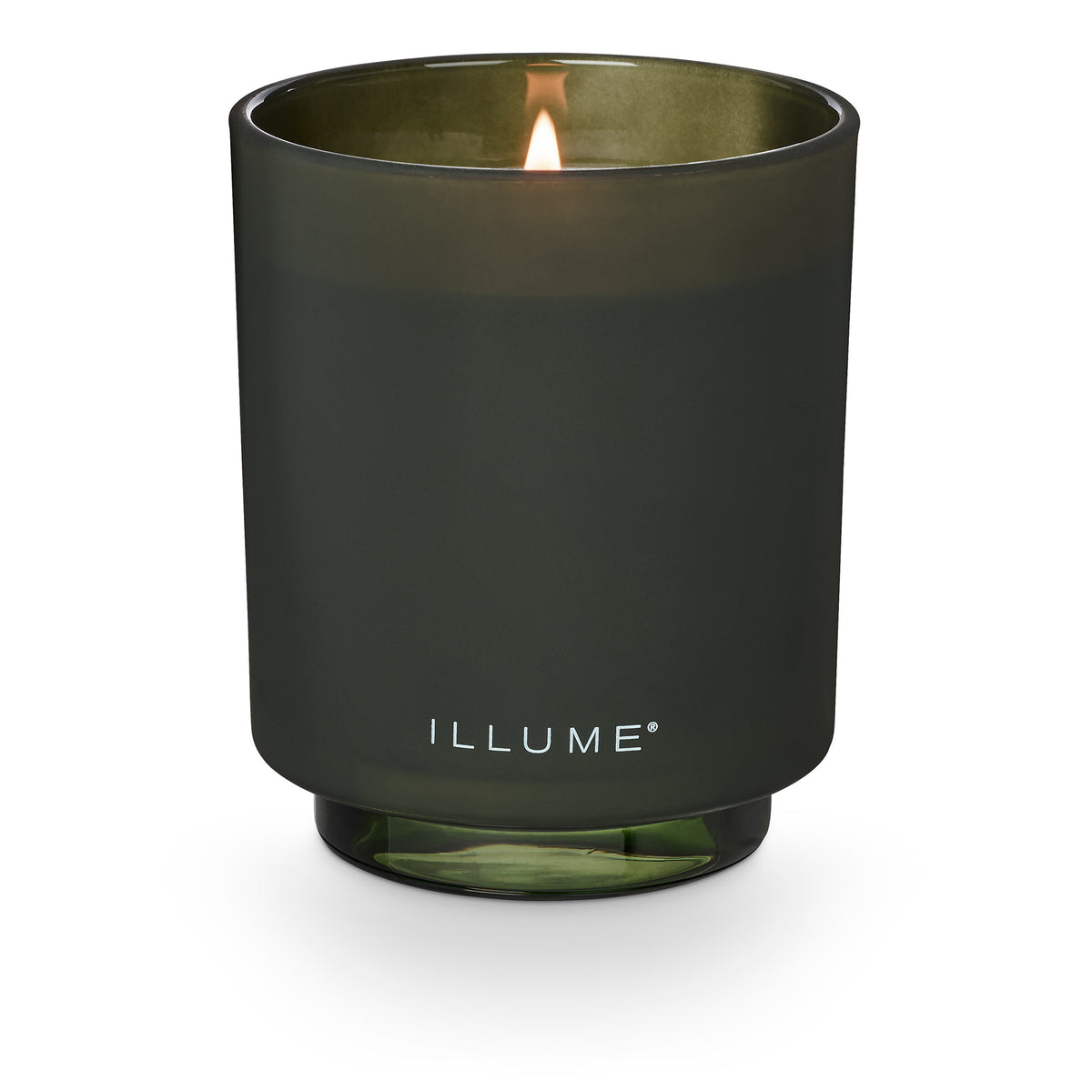 Balsam & Cedar Box Glass Candle, Grøn,