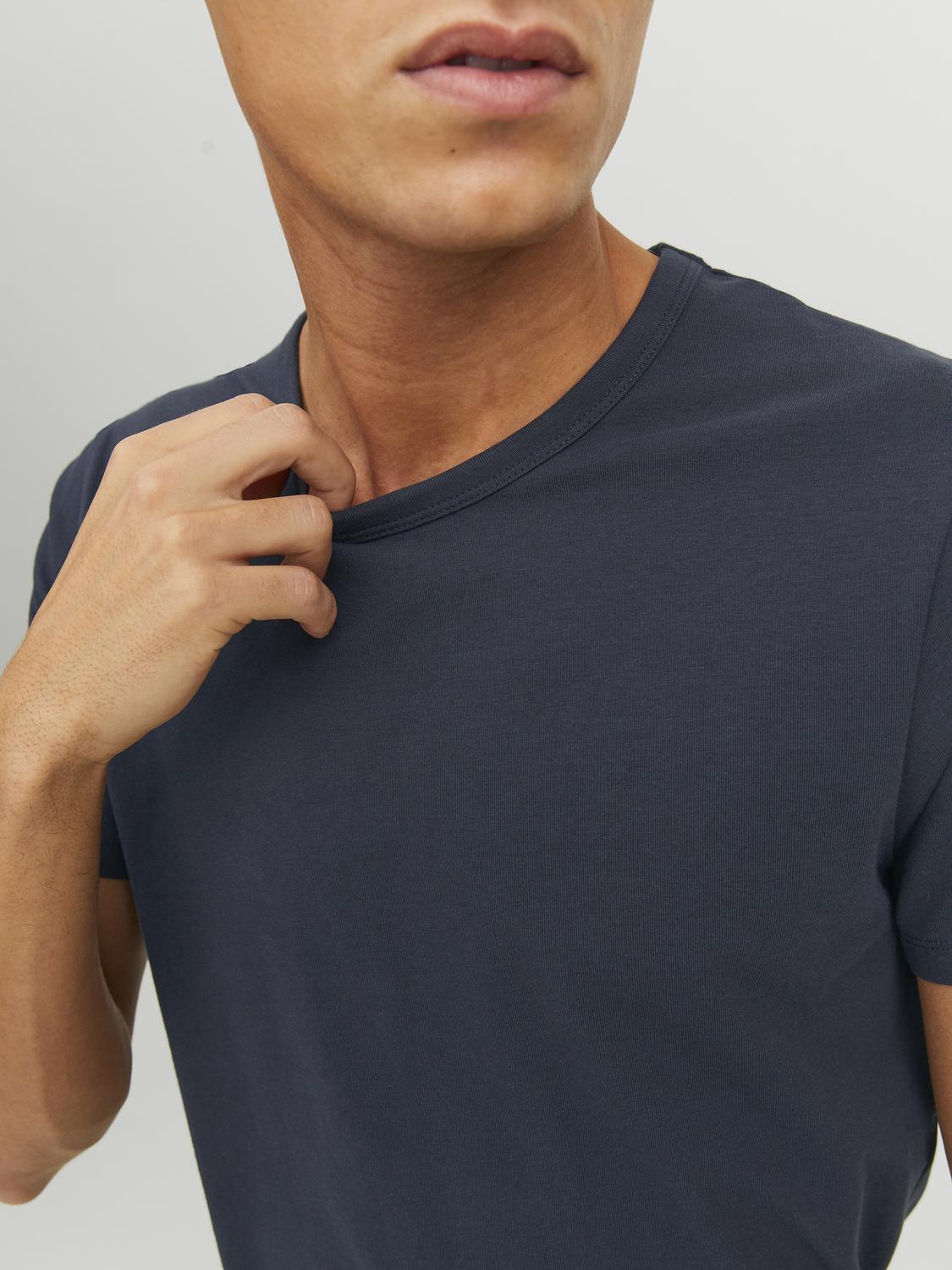 T-shirts - Jjebasic O-Neck Tee S/S Noos - - Hr Ravn