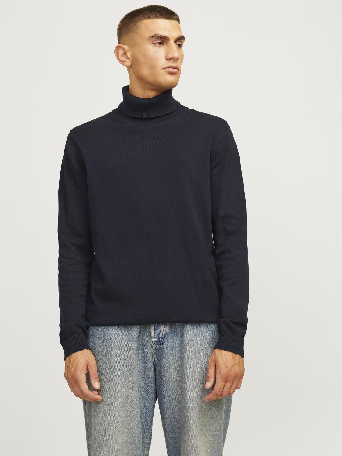 Pullovers - Jjebasic Knit Roll Neck Noos - - Hr Ravn