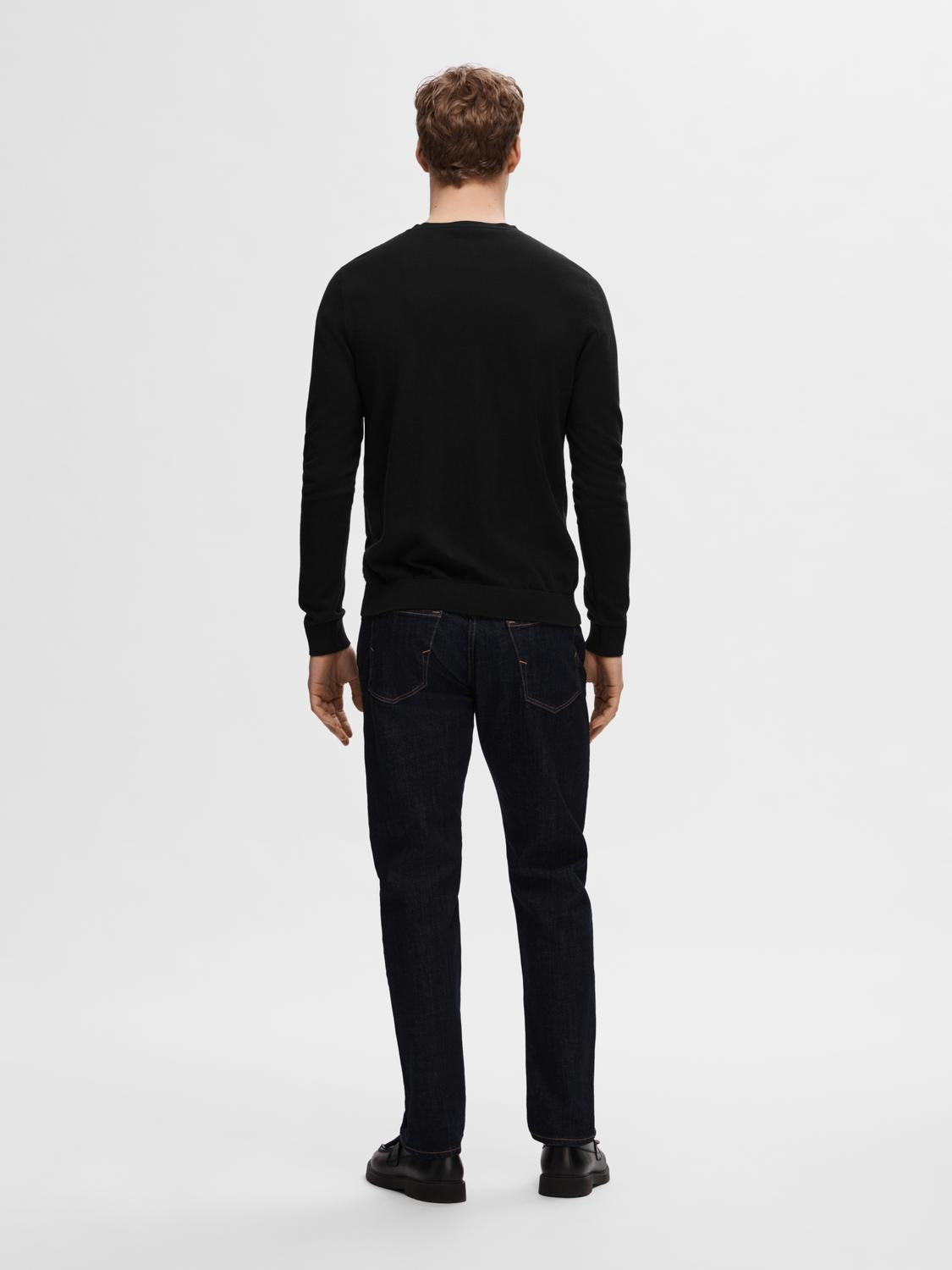 STRIK - Slhberg Crew Neck Noos - - Hr Ravn