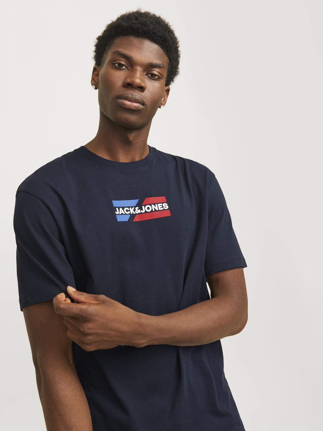 T-shirts - Jjecorp Graphic Tee Ss O-3Pk Mp Noos - - Hr Ravn