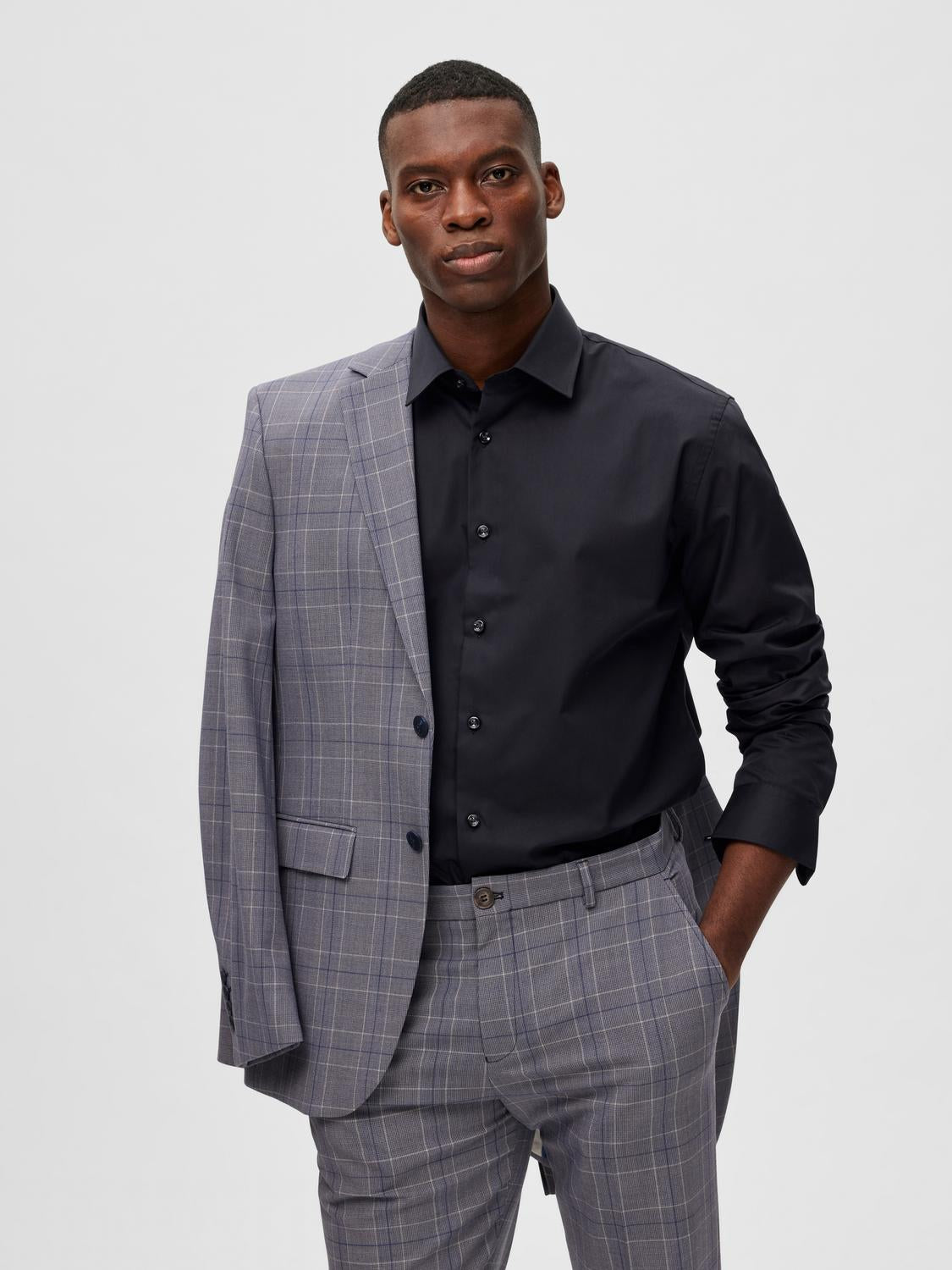 Slhregethan Shirt Ls Classic Noos