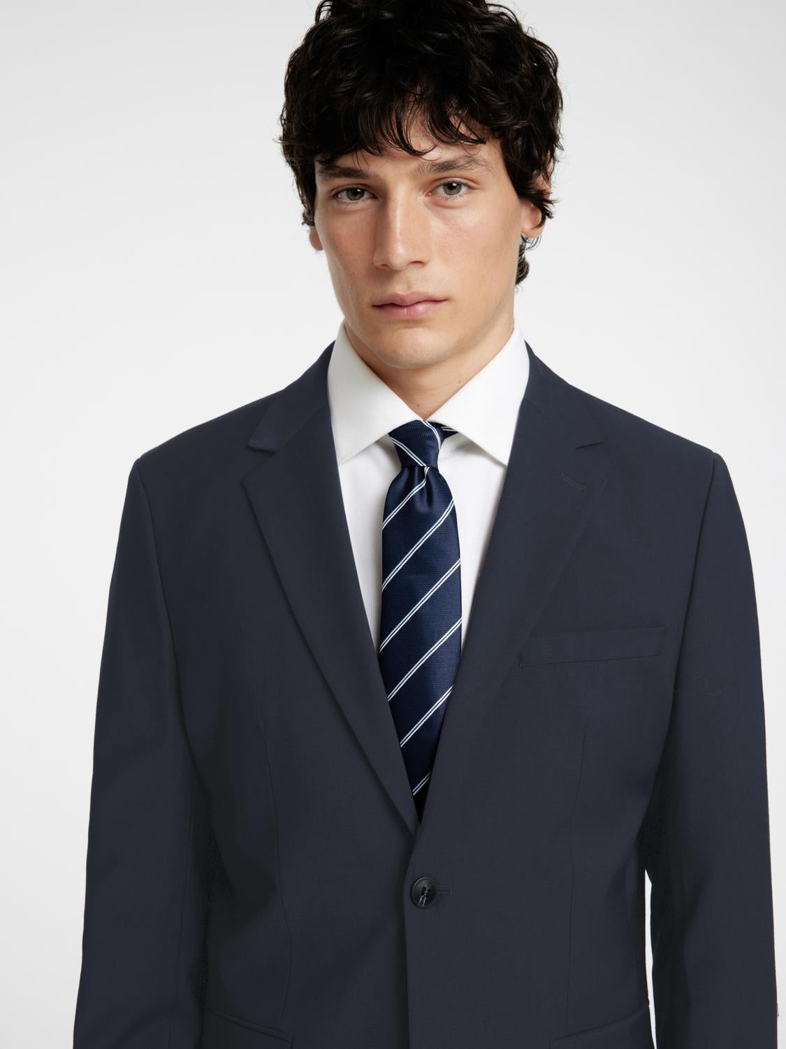 BLAZER - Slhslim-Theo Wool Blend Blz Flex Noos - - Hr Ravn