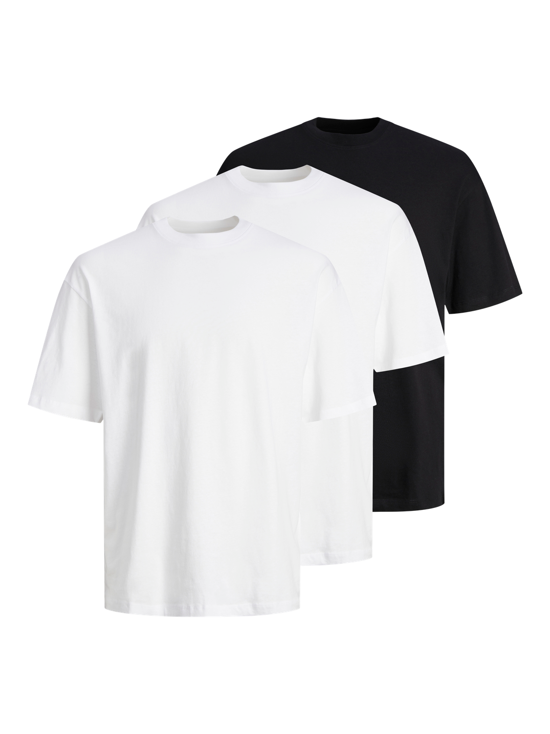 T-shirts - Jjhugo Loose Tee Ss Crew Neck 3Pk Mp - - Hr Ravn