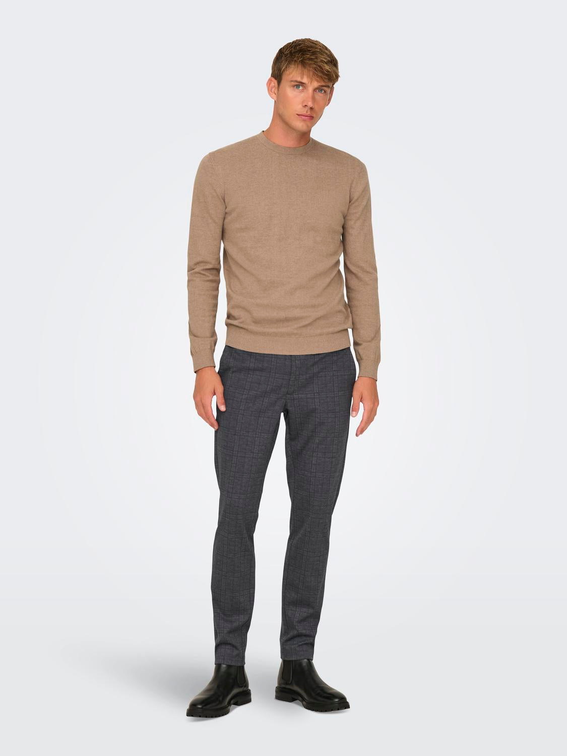 BUKSER - Onsmark Slim Check 020933 Pant Noos - - Hr Ravn