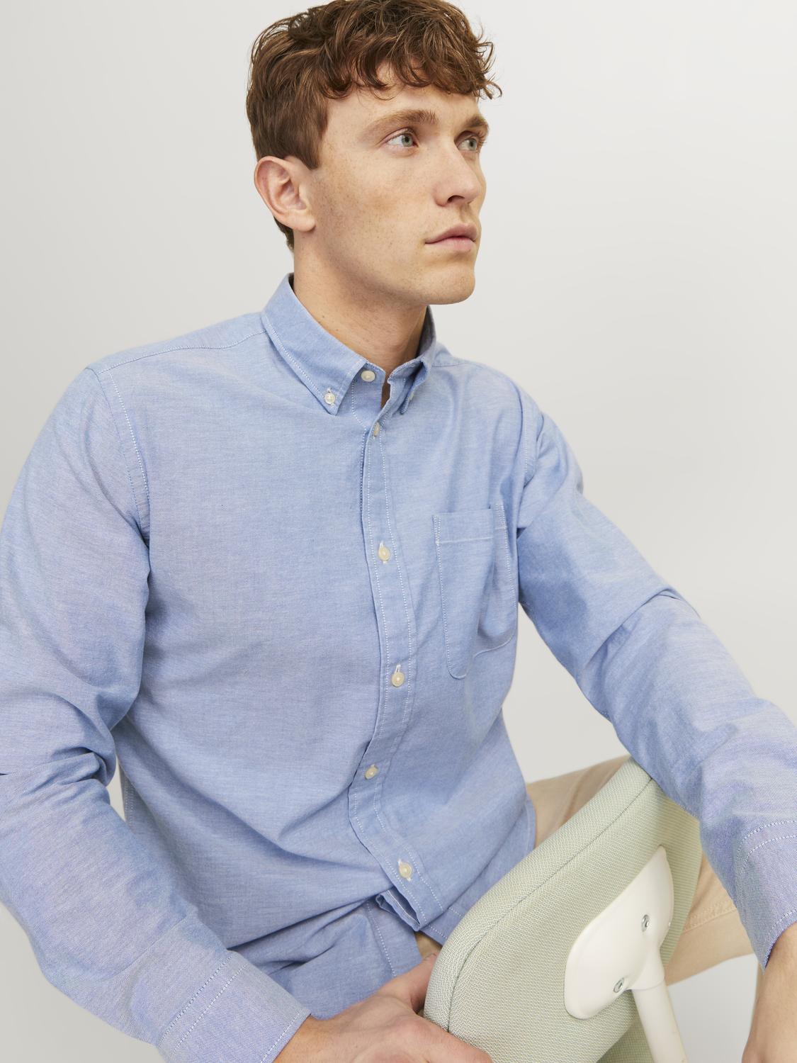 Shirts - Jprblubrook Oxford Shirt L/S Noos - - Hr Ravn