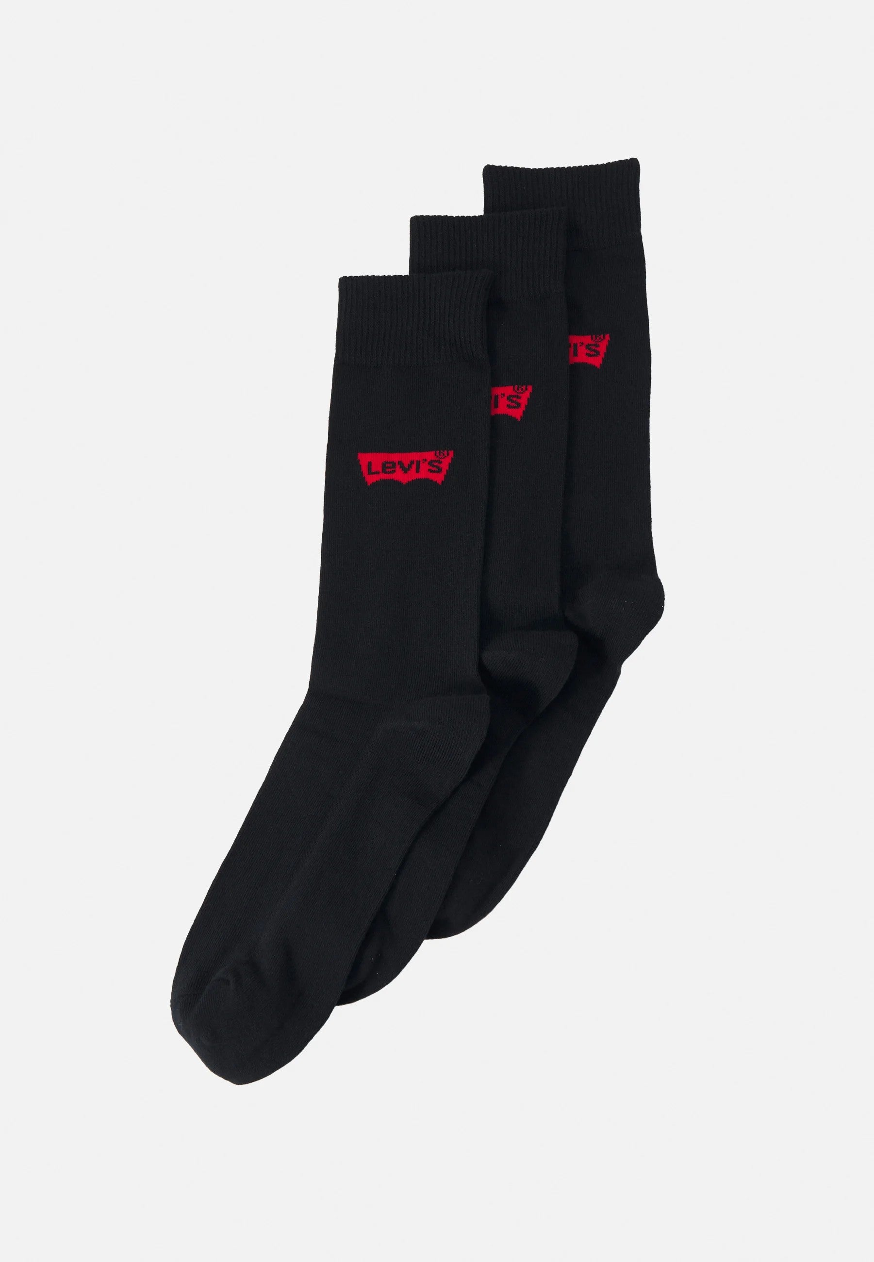 STRØMPER - Levis Regular Cut Logo 3-Pack Sock - - Hr Ravn