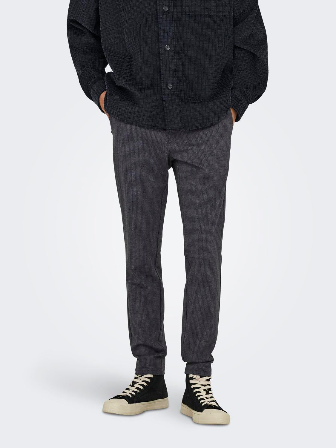 BUKSER - Onsmark Slim Check 020960 Pant Noos - - Hr Ravn