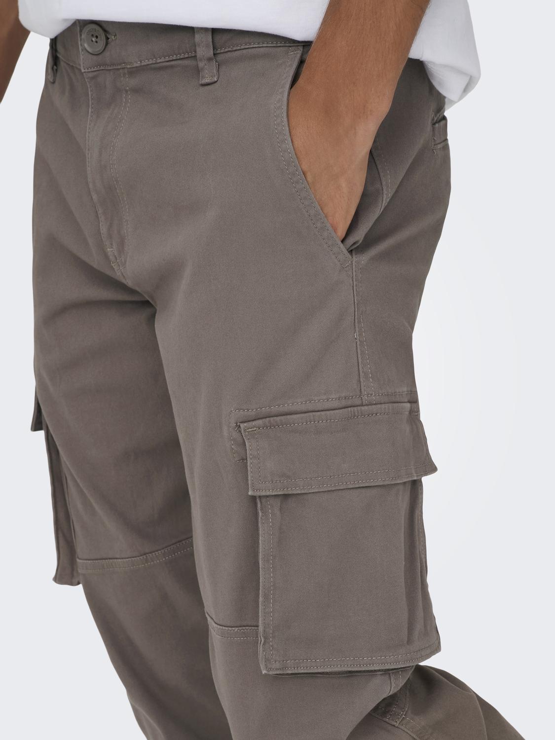 BUKSER - Onscam Stage Cargo Cuff Life 6687 Noos - - Hr Ravn