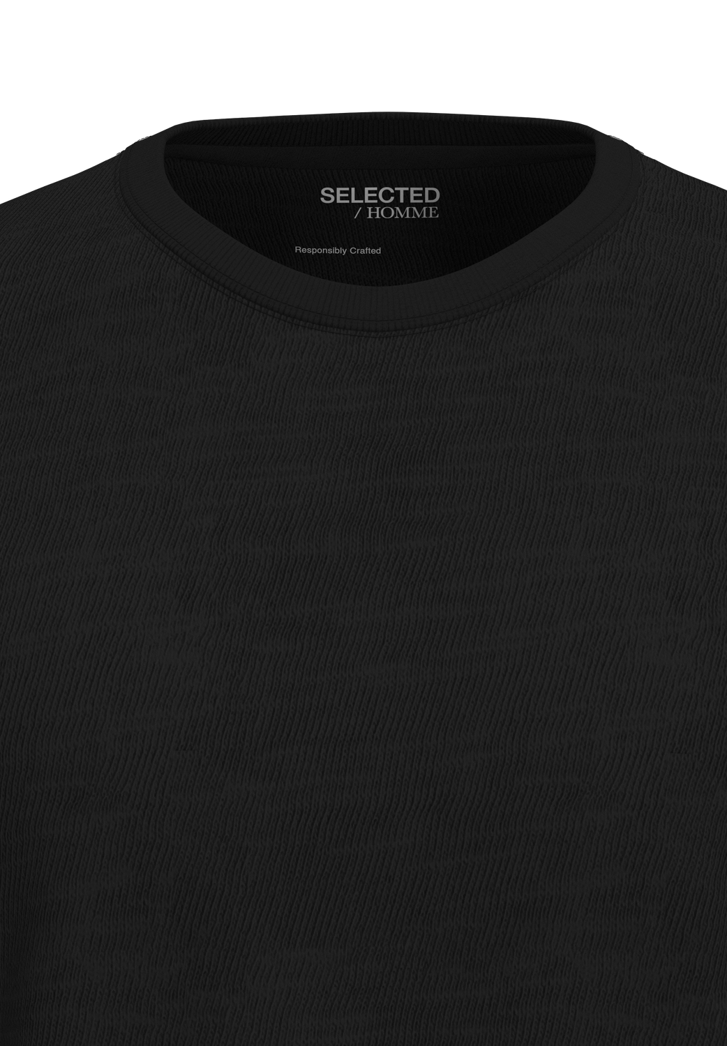 T-SHIRTS - Slhaspen Slub Ss O-Neck Tee Noos - - Hr Ravn
