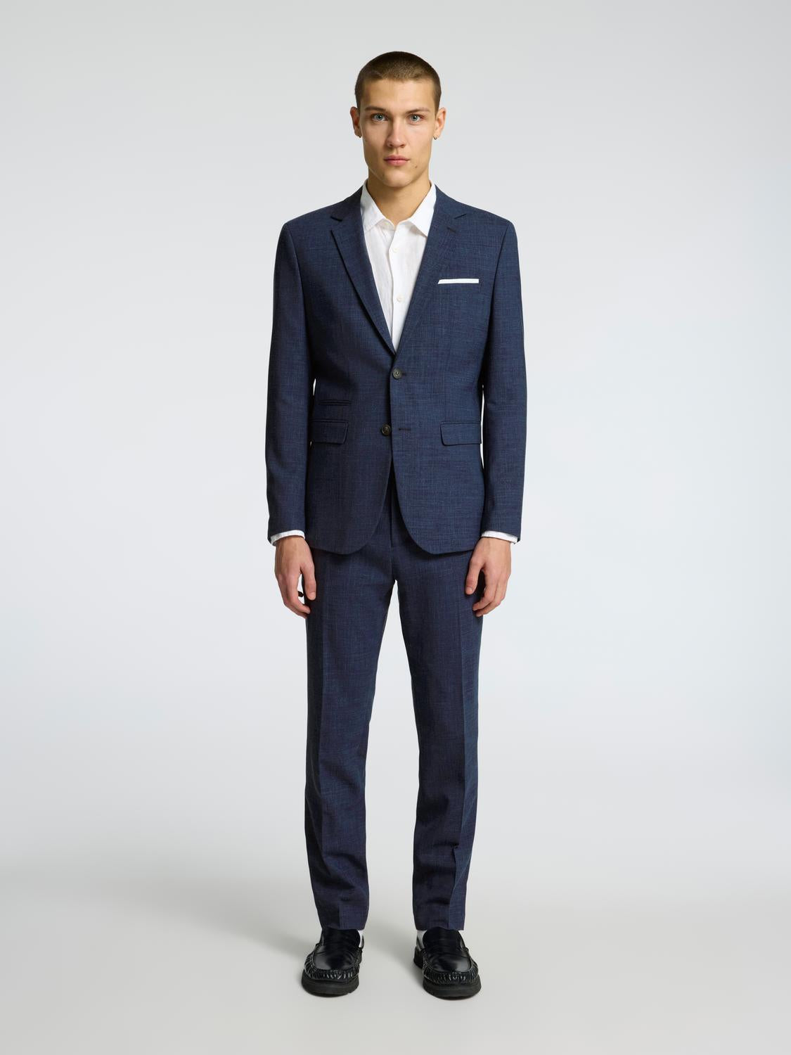 BUKSER - Slhslim-Oasis Linen Trs Noos - - Hr Ravn