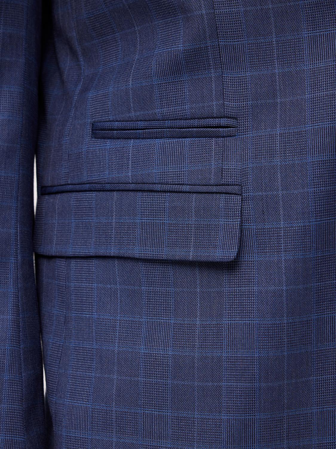 BLAZER - Slhslim-Neil Chk Blz Noos - - Hr Ravn