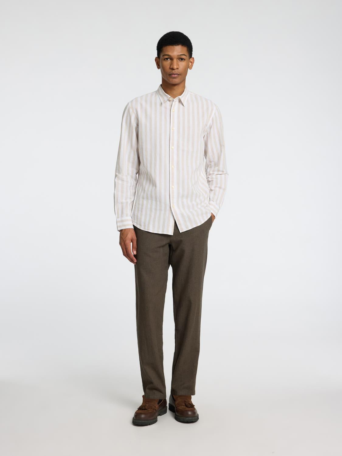 Slh172-Slimtape Brody Linen Bld Pnt Noos