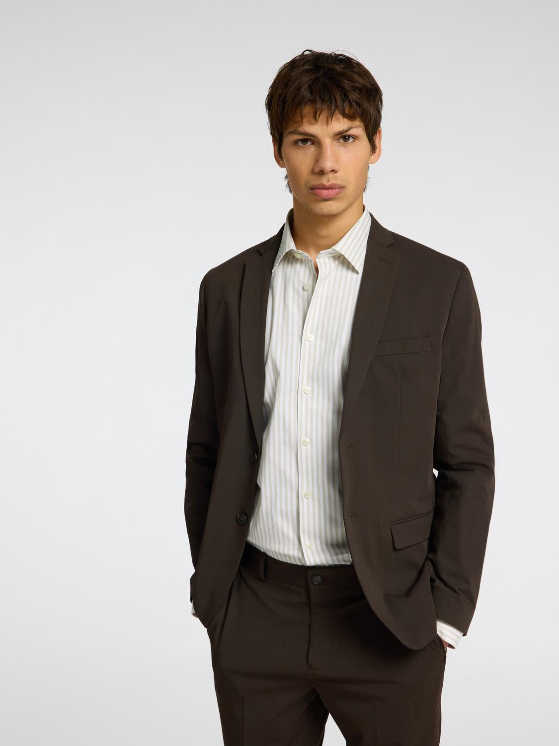Shirts - Slhslim-Performance Shirt Ls Noos - - Hr Ravn