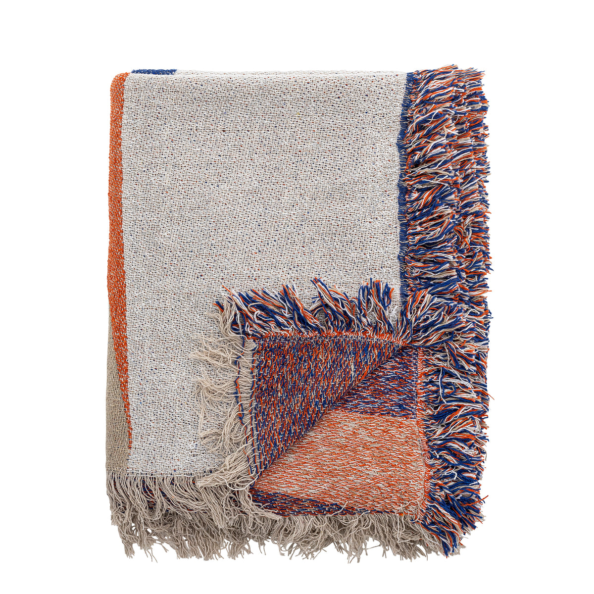 Clarita Plaid, Multifarvet, Genanvendt Bomuld
