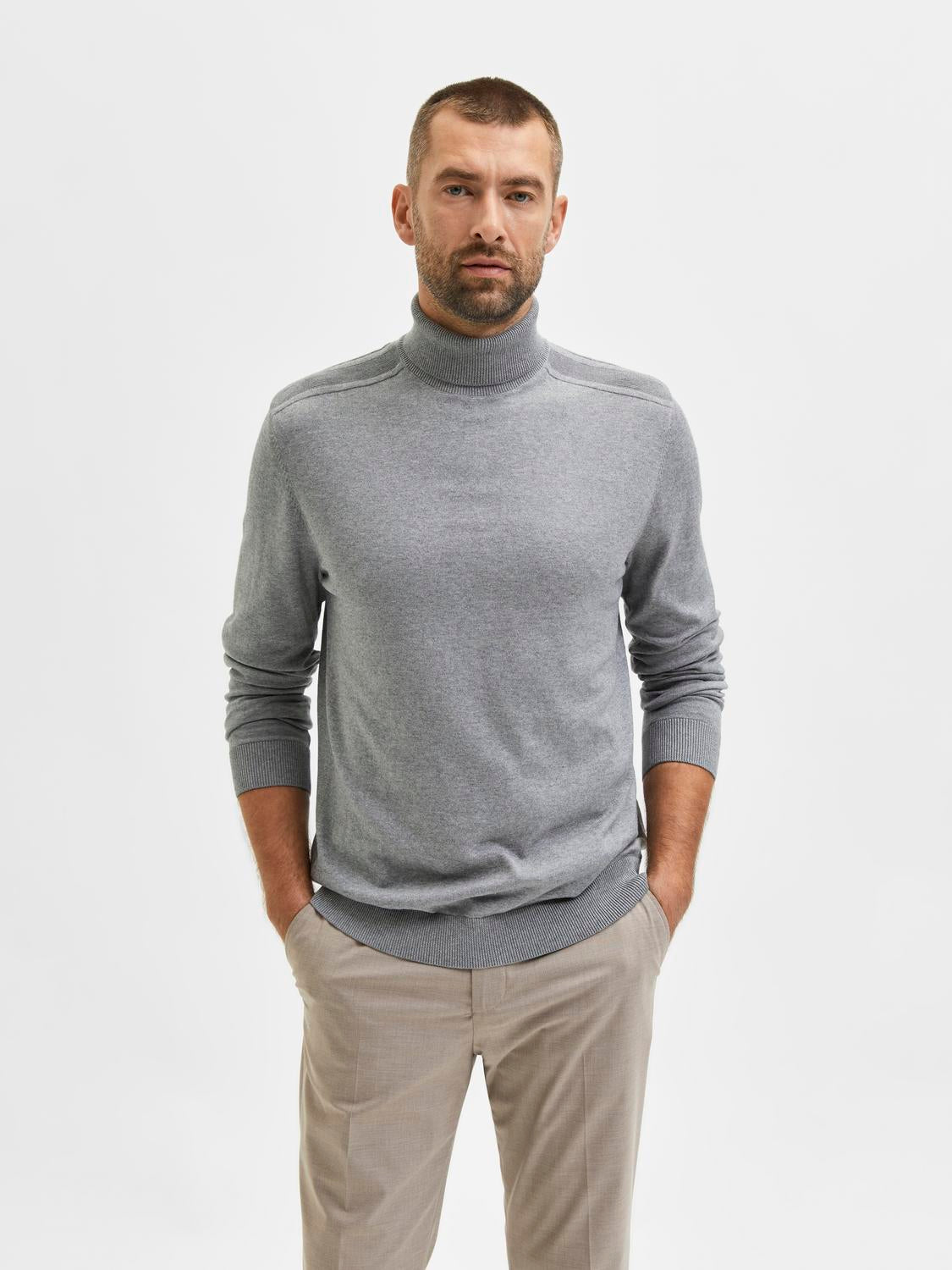 STRIK - Slhberg Roll Neck Noos - - Hr Ravn