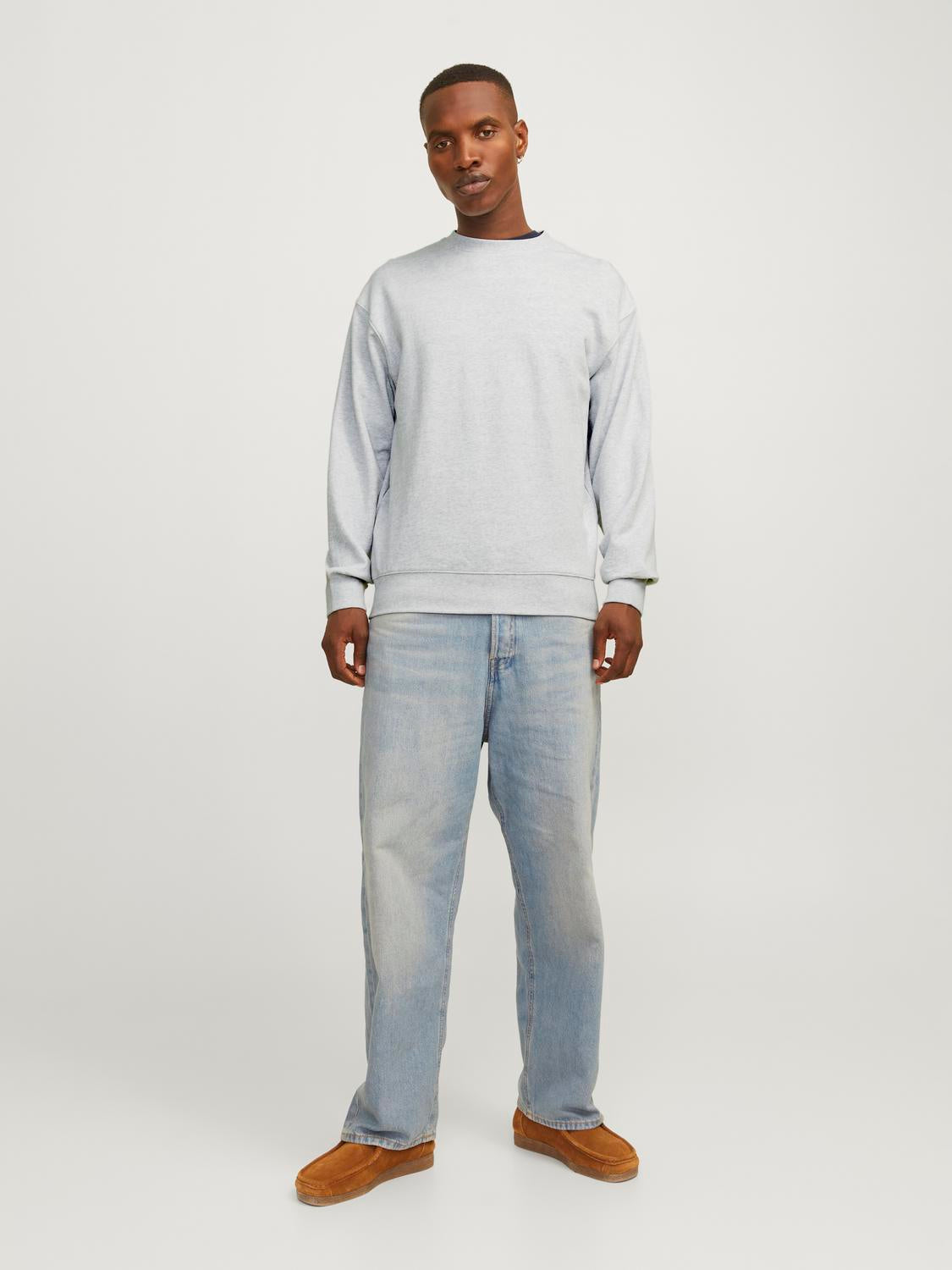 Jjecharge Faded Sweat Crew Neck Noos