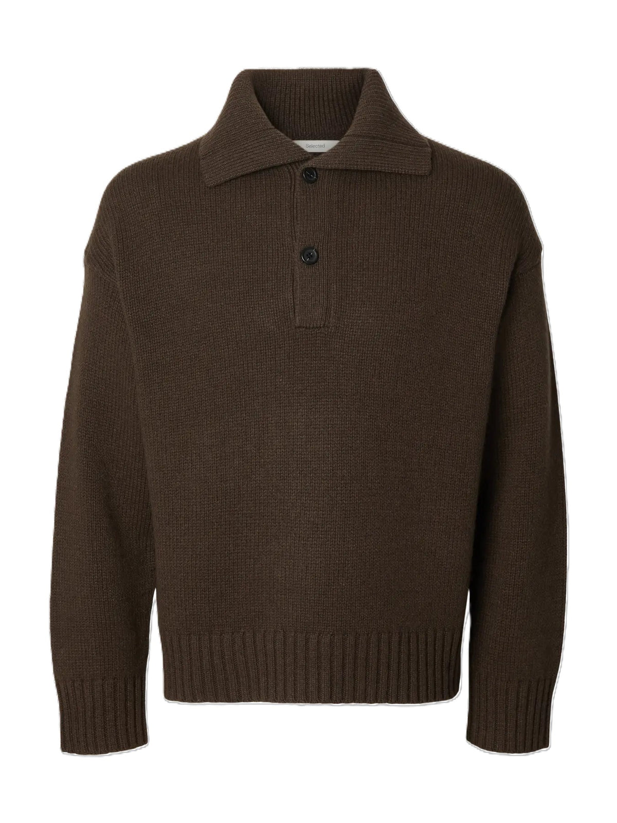 Slmcody LS Knit Rlx Polo Collar
