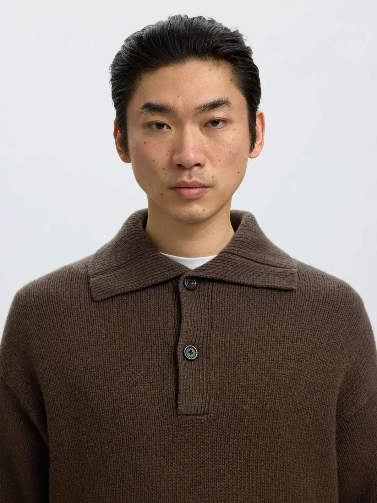 Slmcody LS Knit Rlx Polo Collar