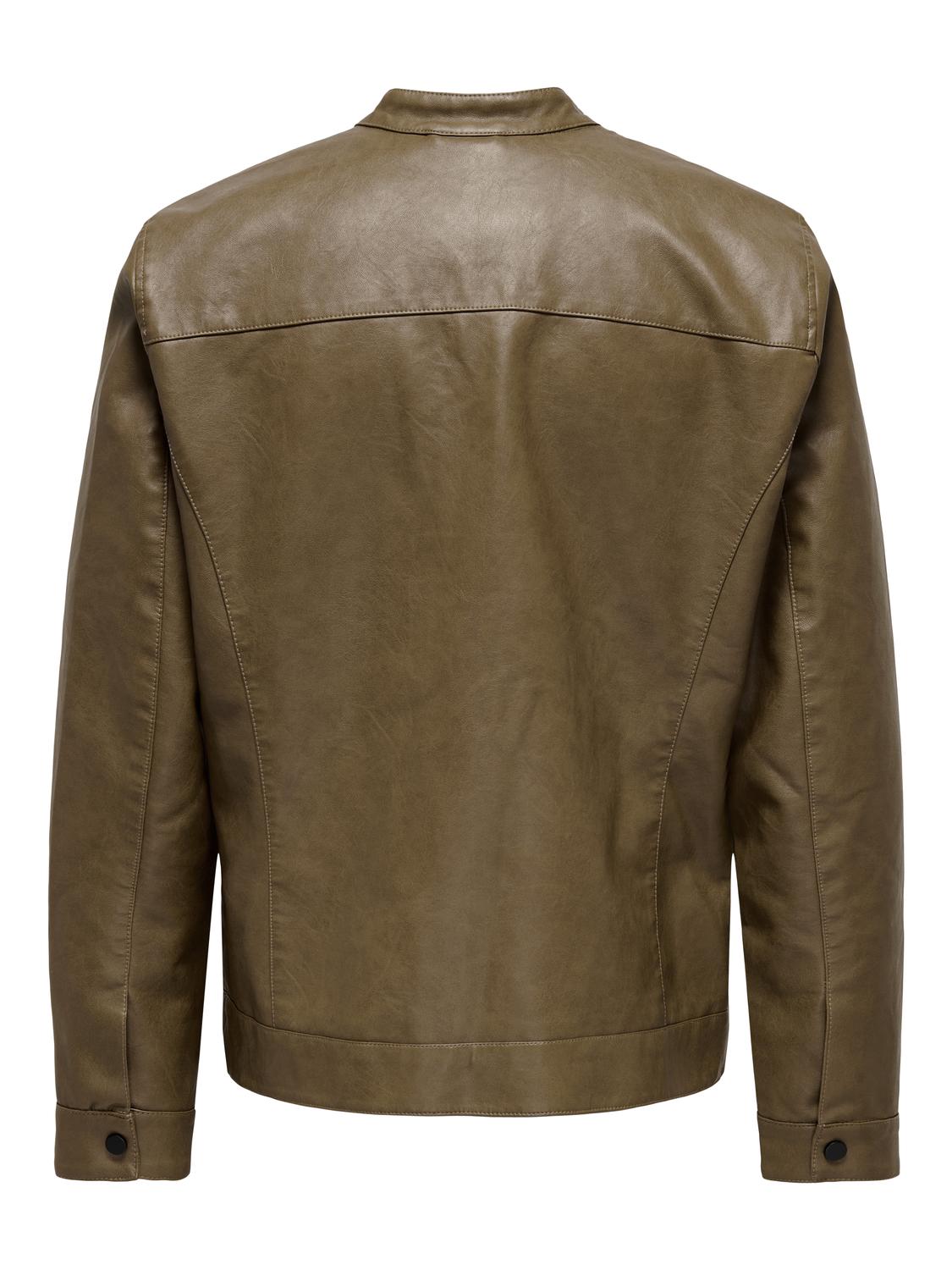 Onsmike Pu Racer Jacket Otw Noos